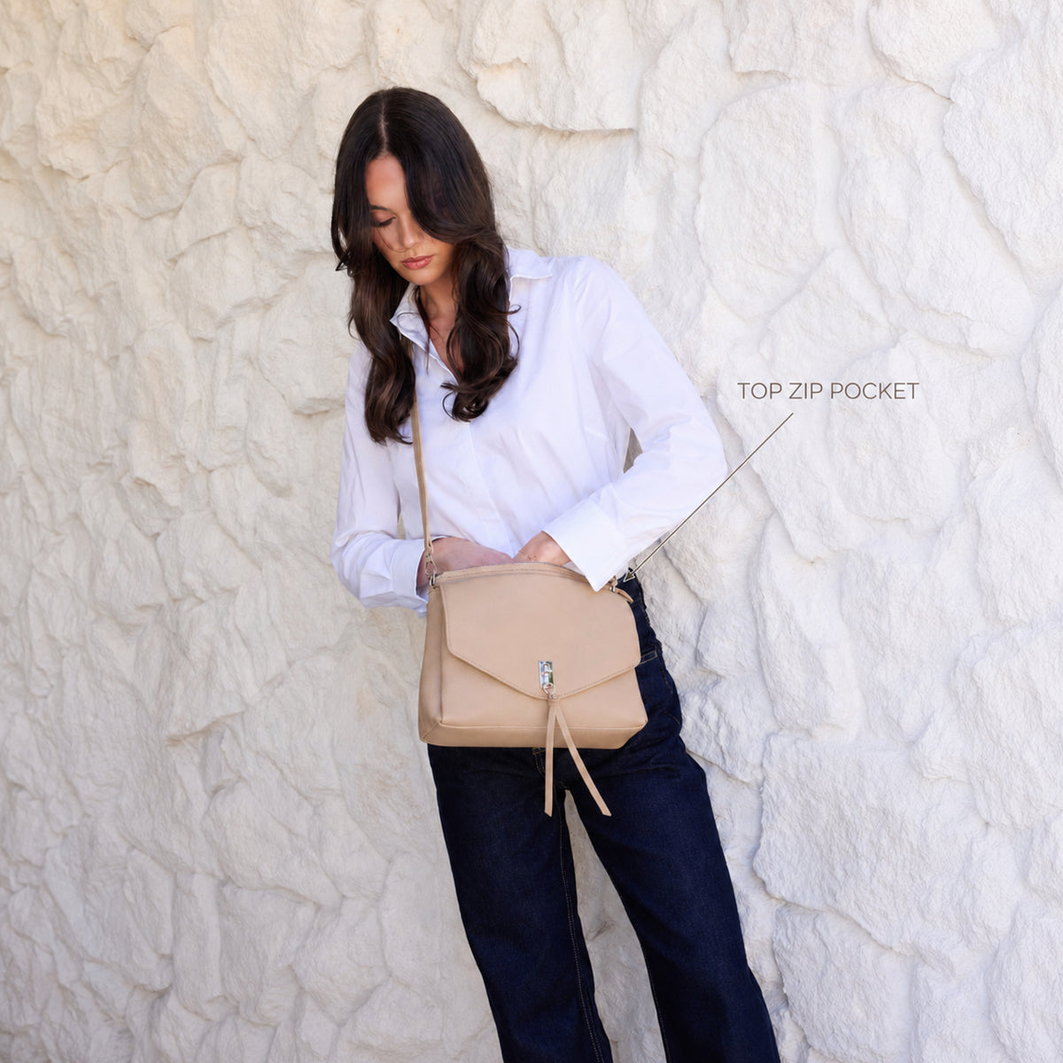 Becky Biscuit Shoulder & Crossbody Bag