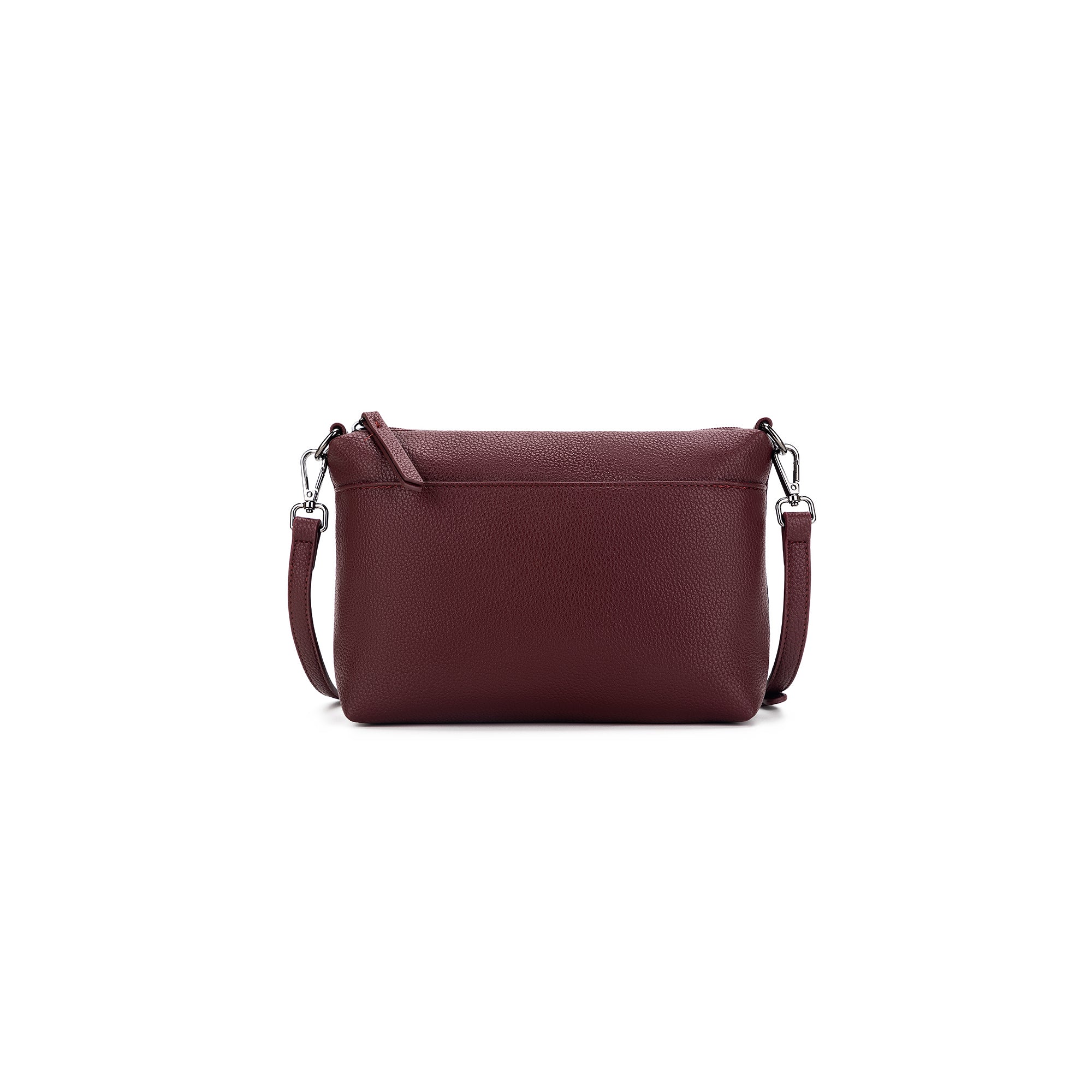 Lexington Burgundy 3 Piece Handwoven Handbag