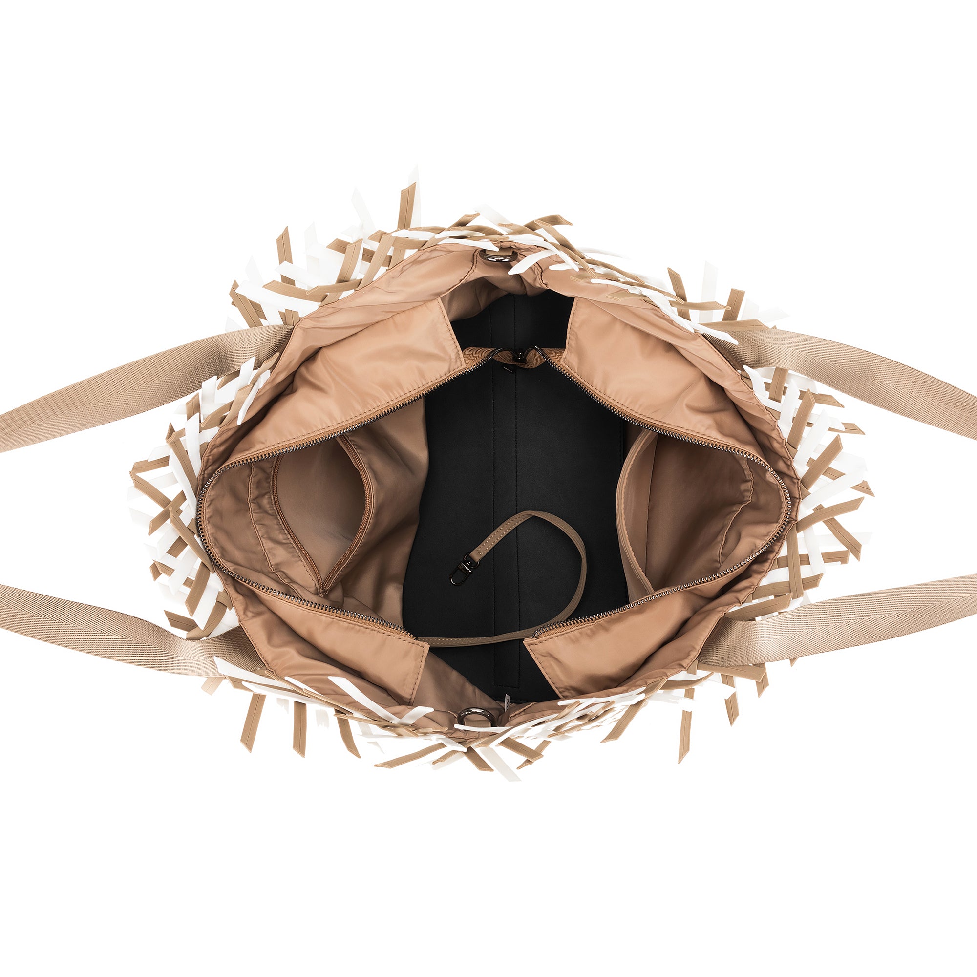 Bahama Biscuit Large 2 Piece Woven Tote