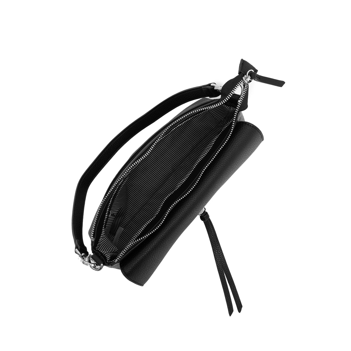 Becky Black Shoulder & Crossbody Bag | Soft Premium PU