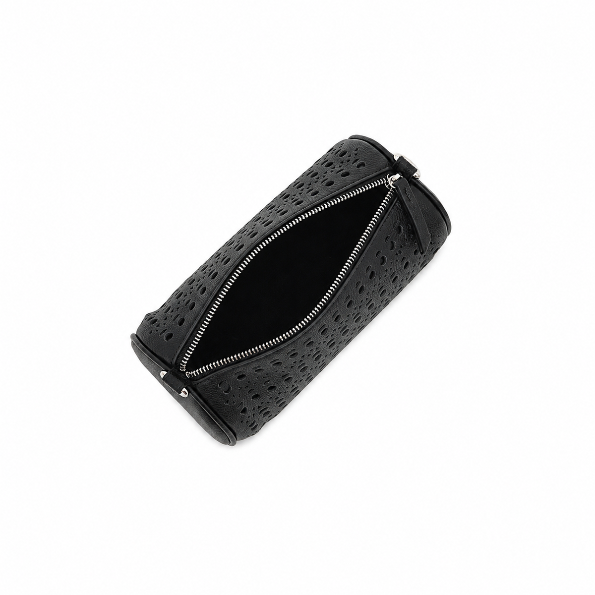 Delilah Black Barrel Bag Crossbody Bag