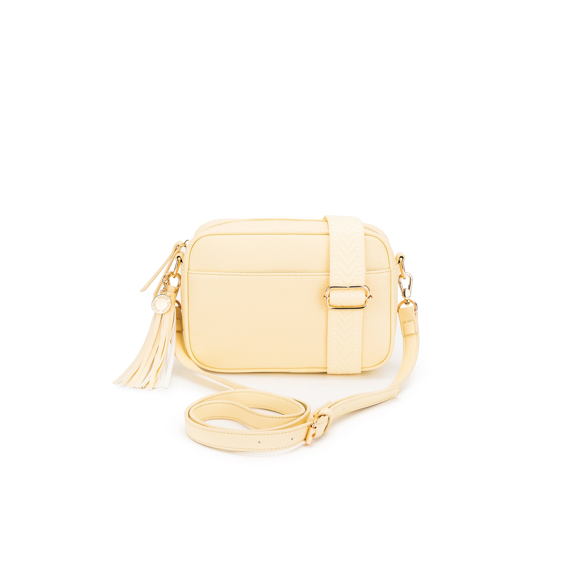Indie Yellow Chiffon Crossbody Bag