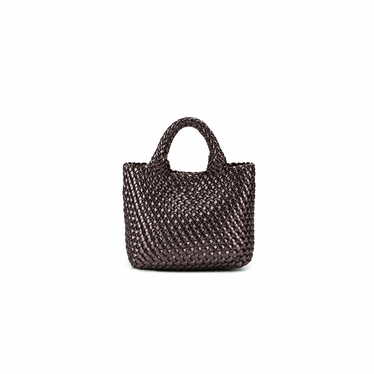 Mariella Metallic Cocoa Medium Tote with Bonus Wristlet