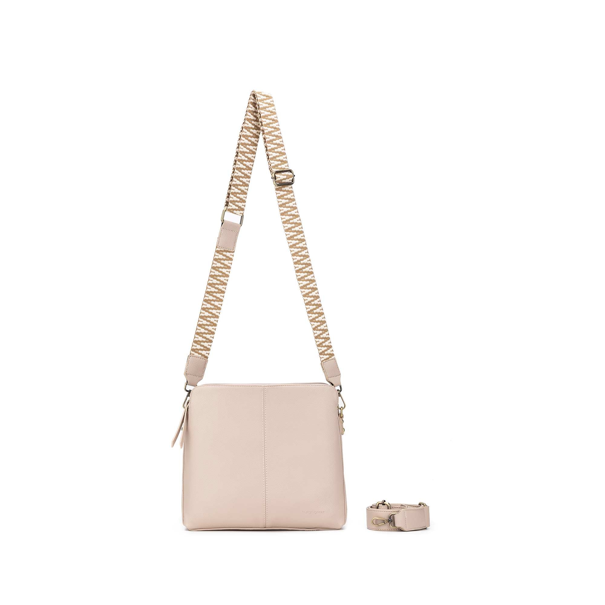 Paige Oatmeal Crossbody Bag