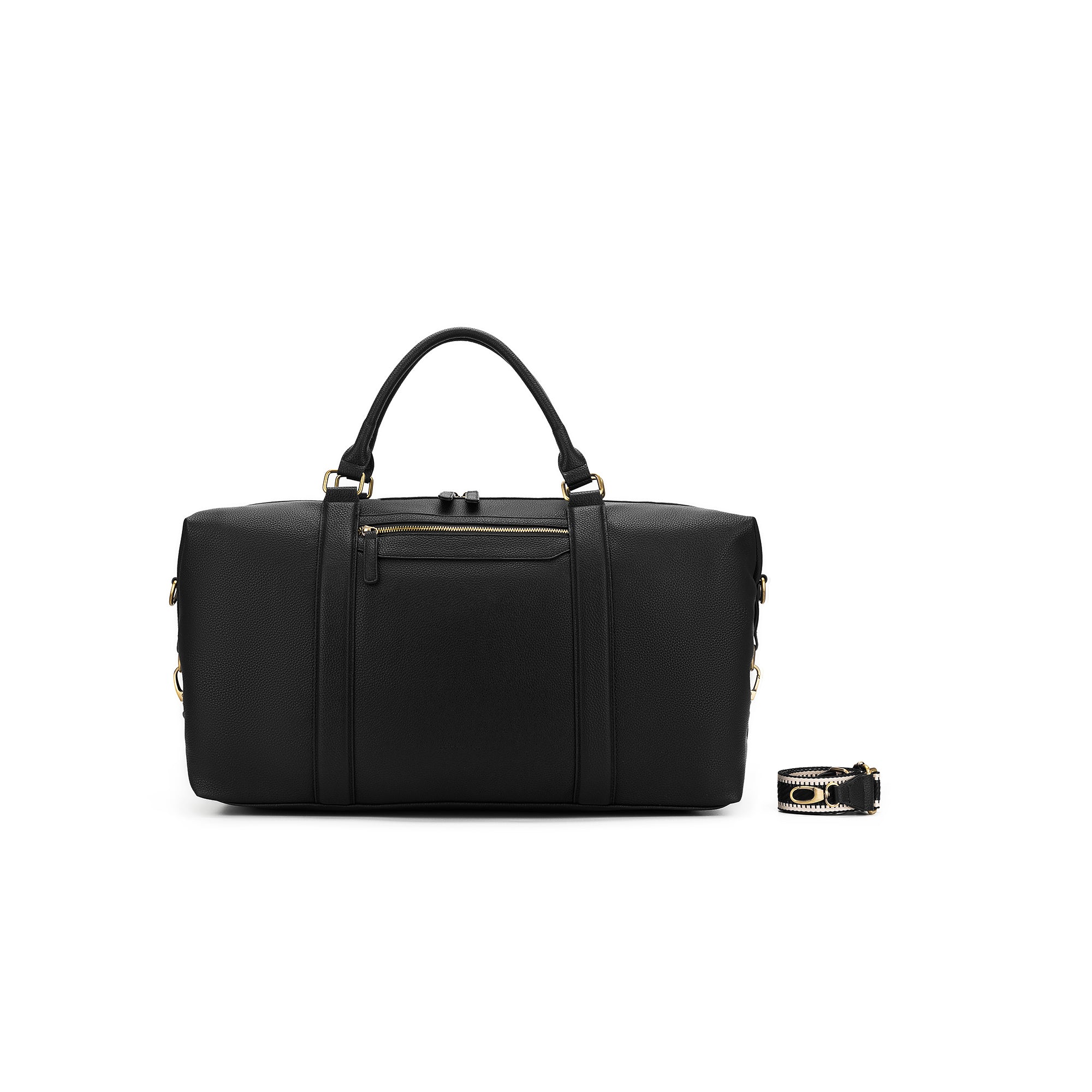 Como Black Travel Weekender Bag