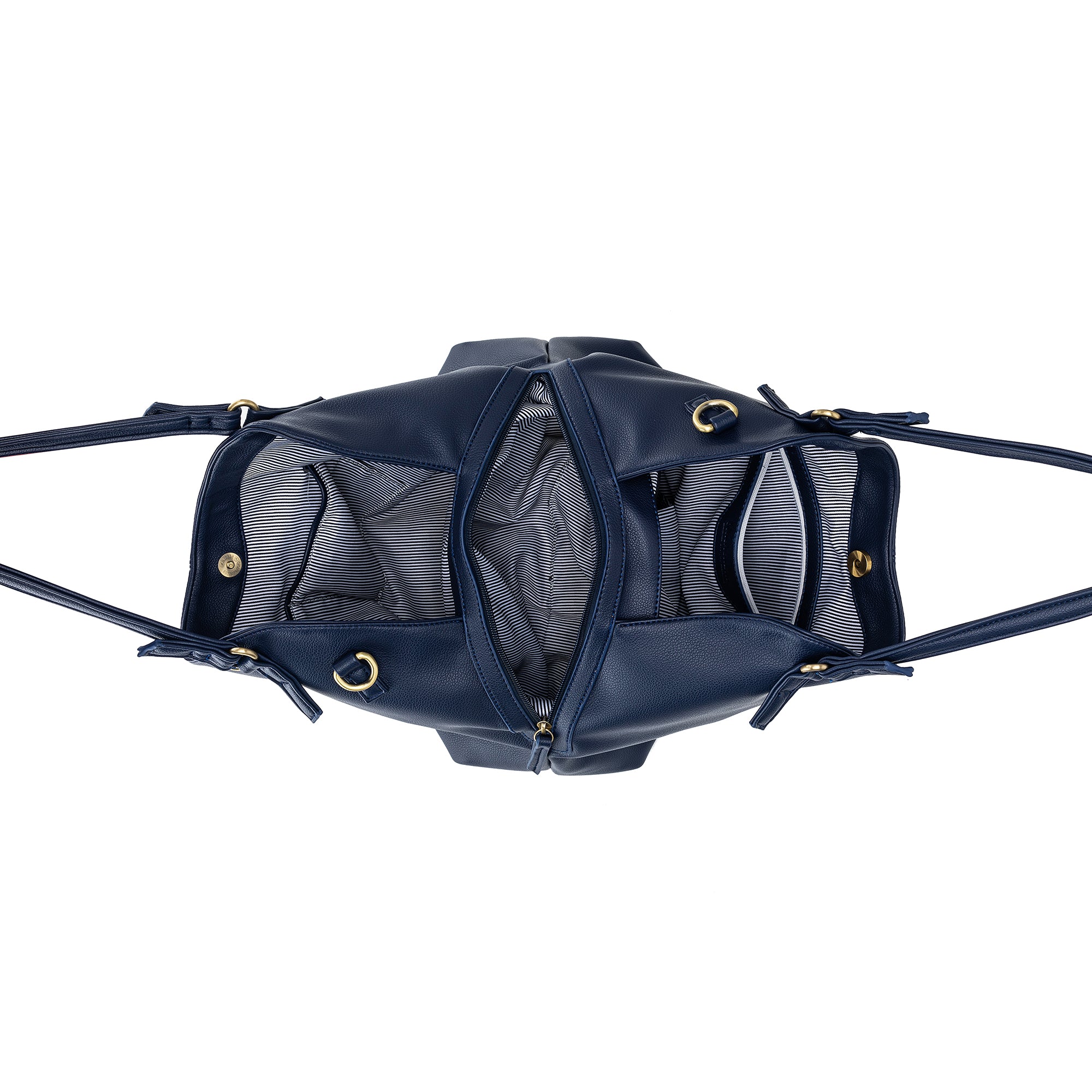 Lina Deep Navy 3 Piece Handbag Set