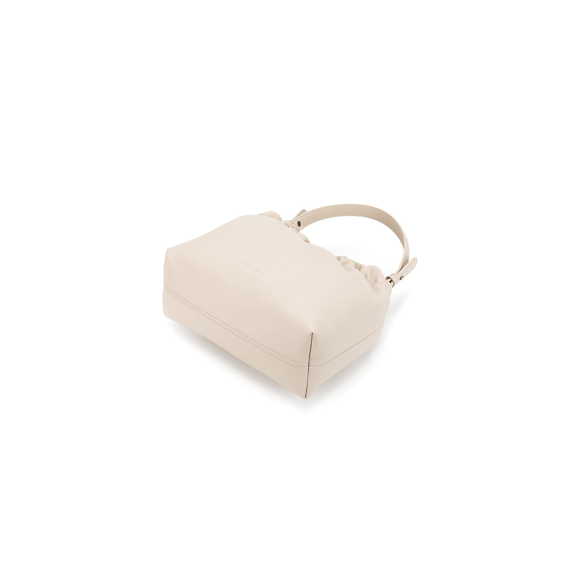 Catalina Oatmeal Bamboo Handle Crossbody Bag