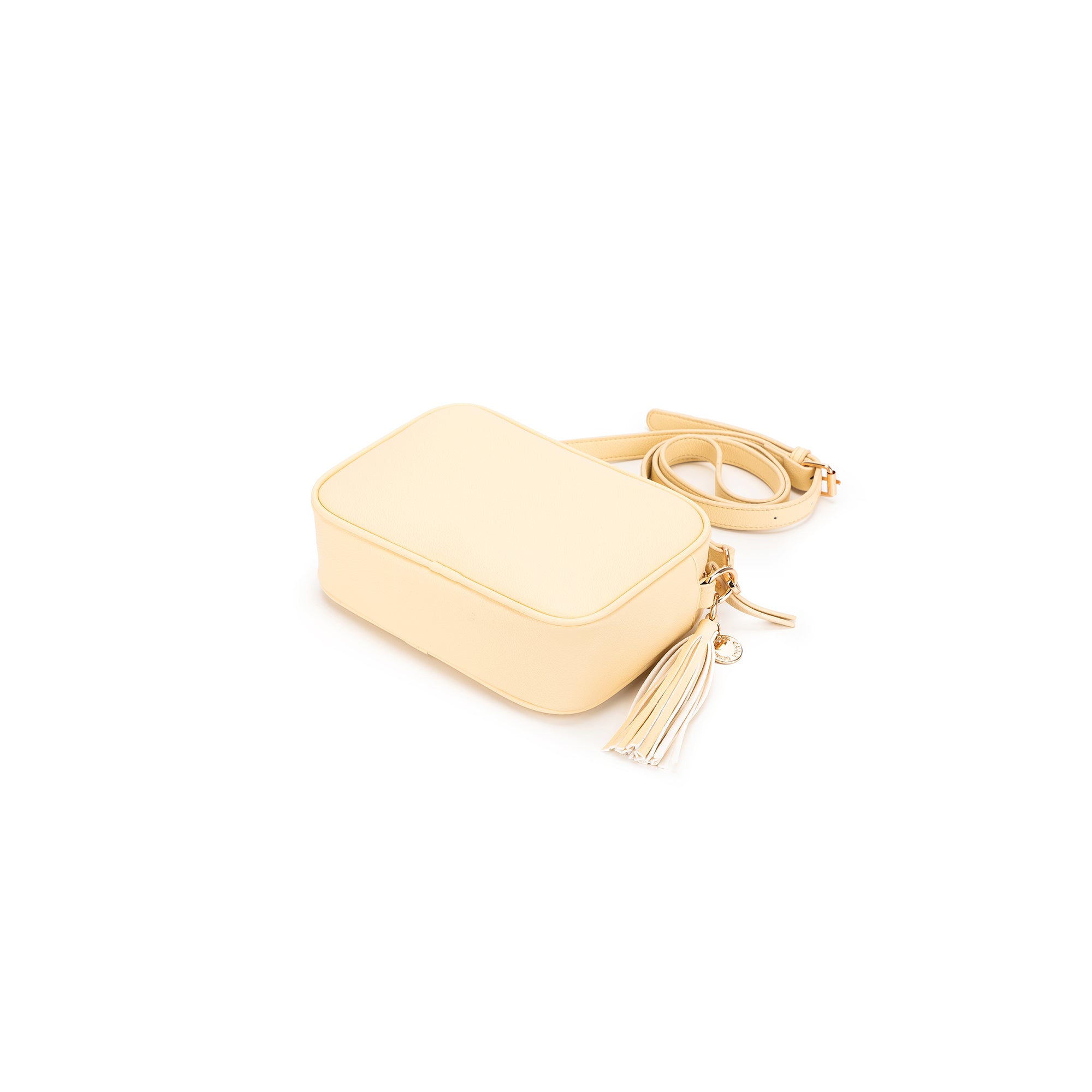 Indie Yellow Chiffon Crossbody Bag