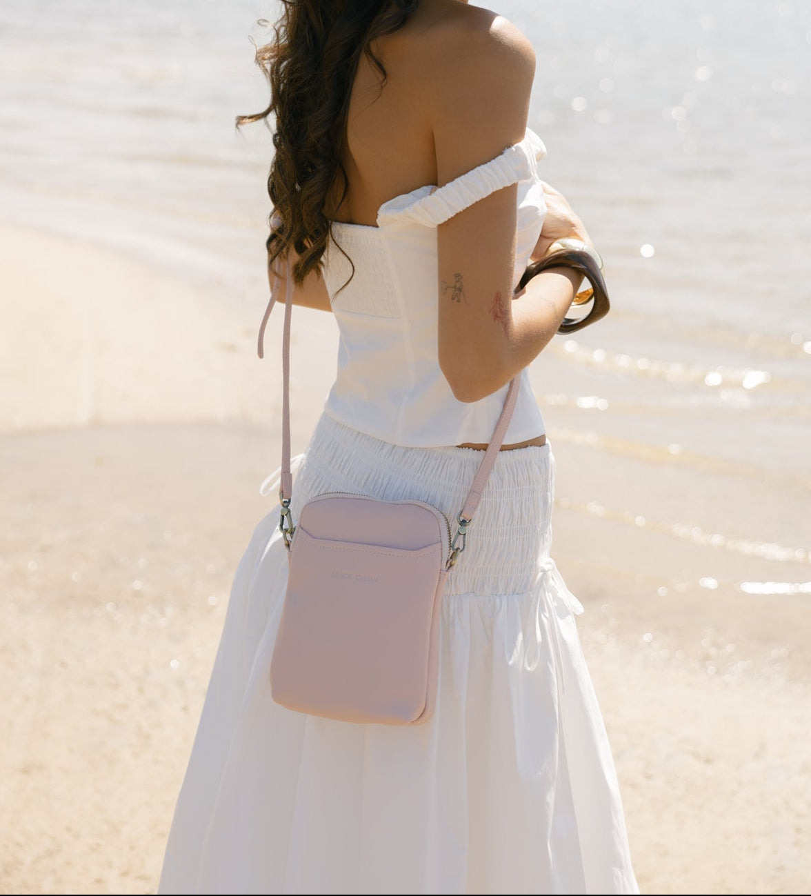 Mika Pink Passport Phone Crossbody