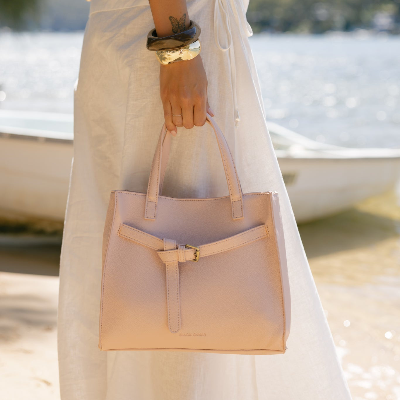 Kellye Pink 3 Piece Handbag