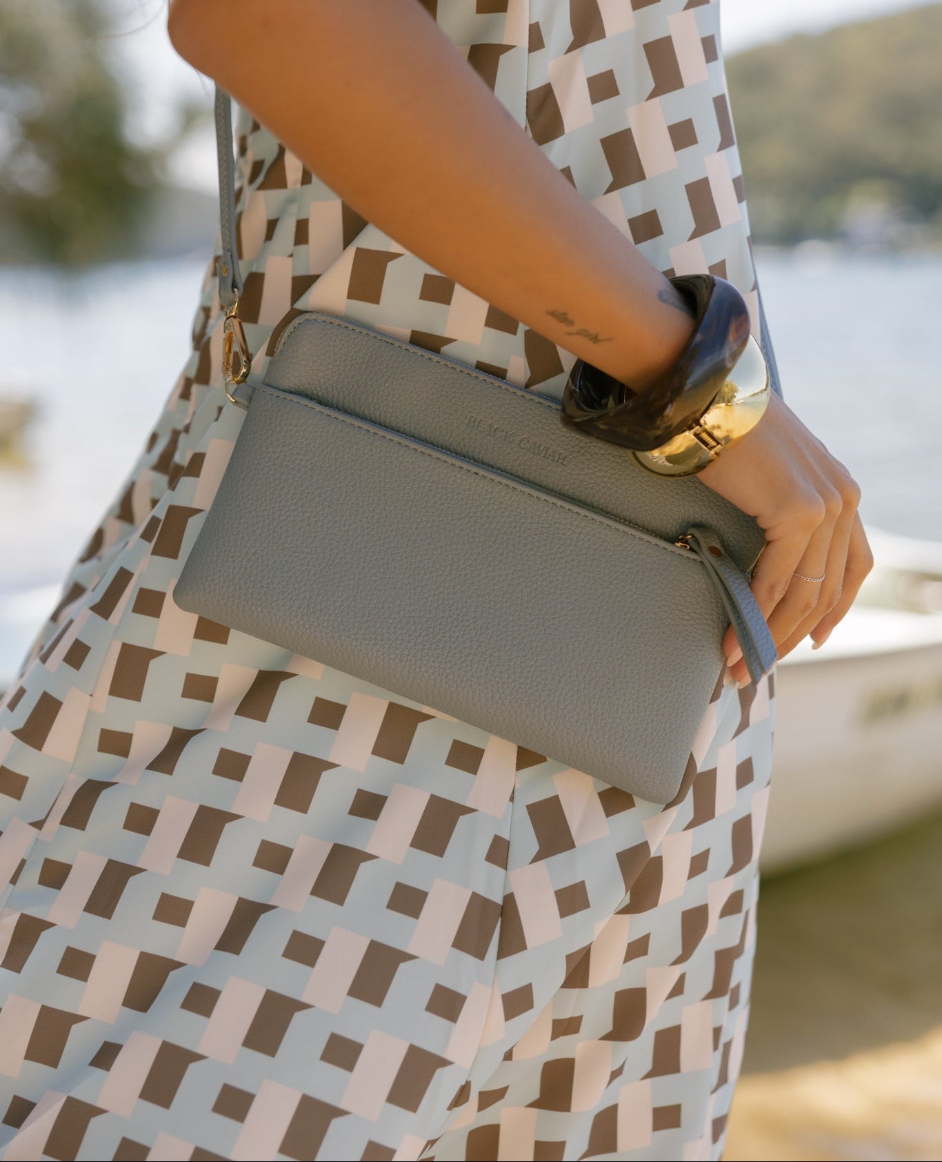 Jessie Ocean Breeze Blue Crossbody/Clutch