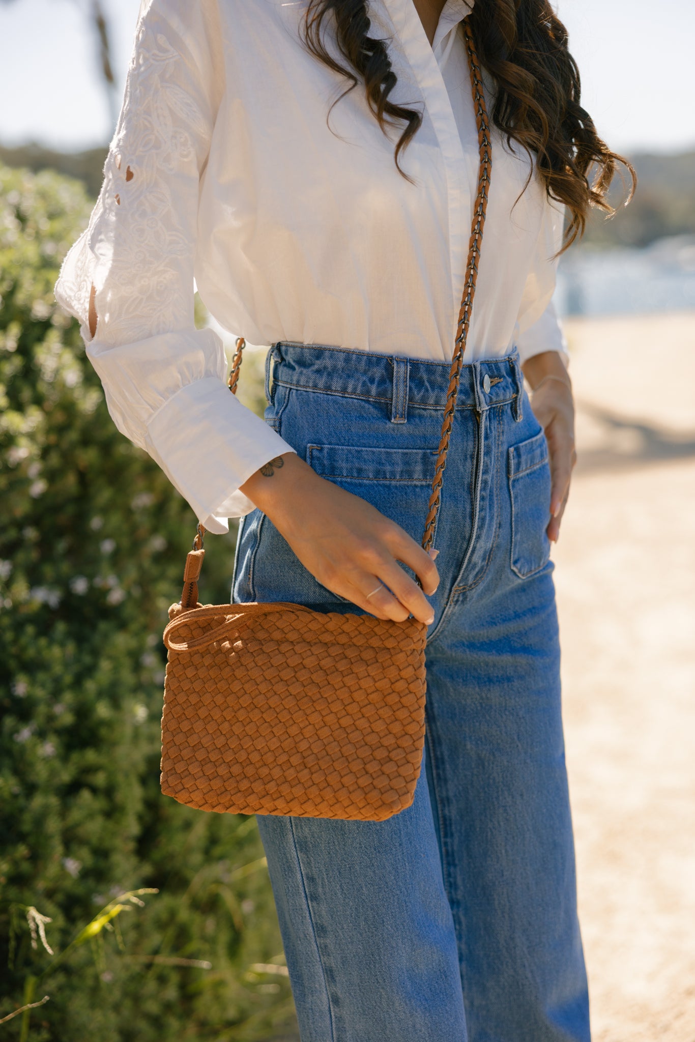 Cherie Tan 2 Piece Suedette Mini Handbag