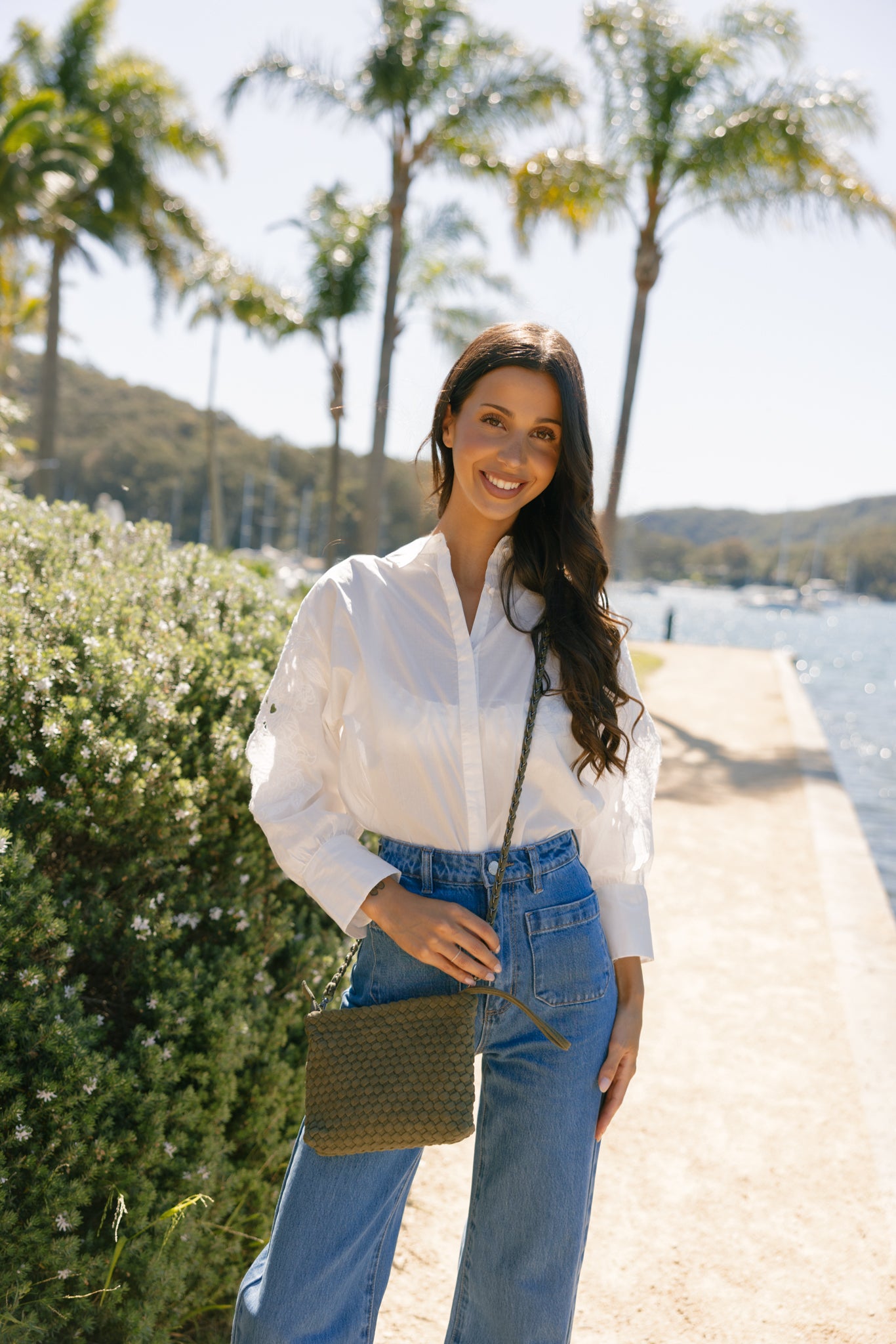 Cherie Dark Olive 2 Piece Suede Mini Handbag