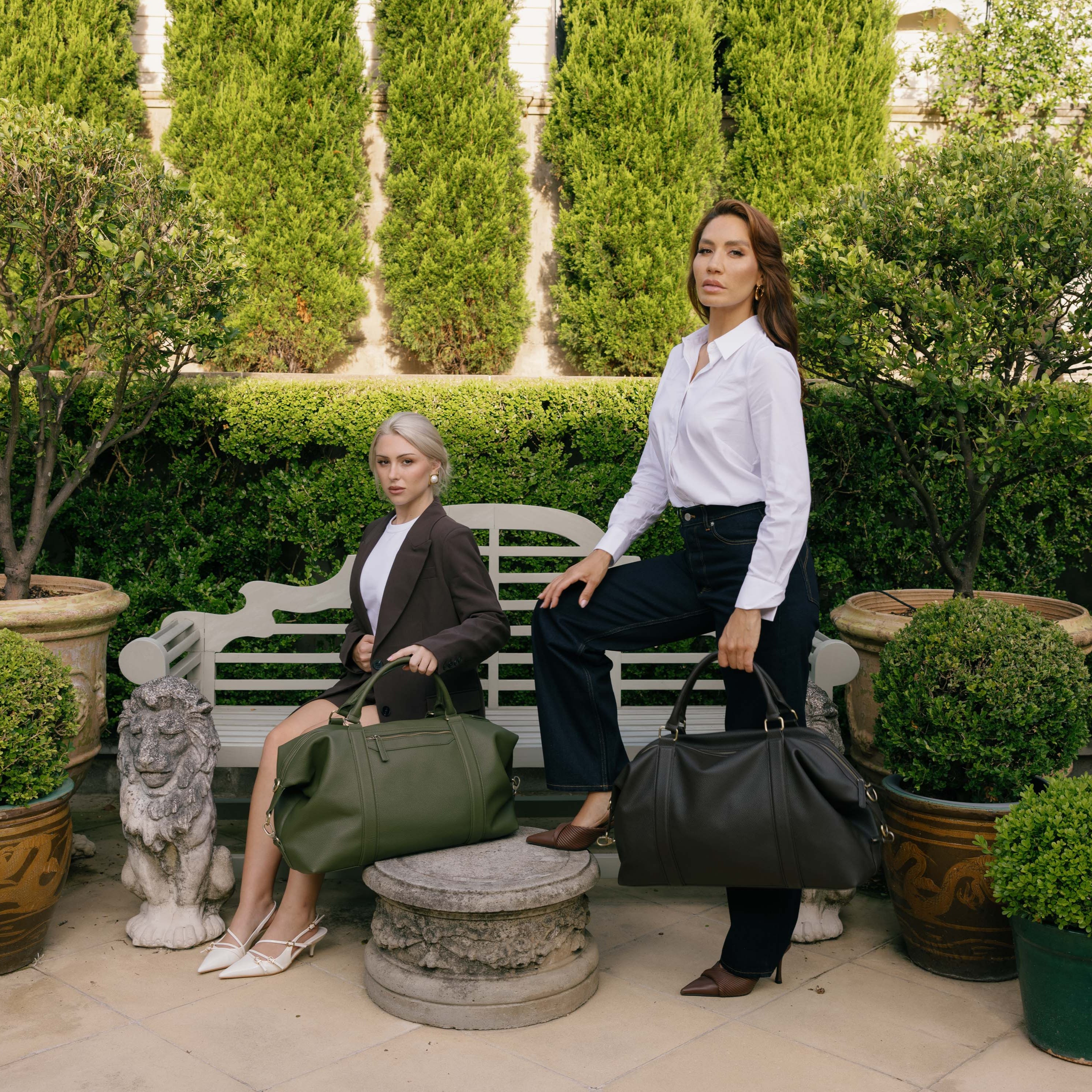 Sorrento Olive Duffle Travel Bag