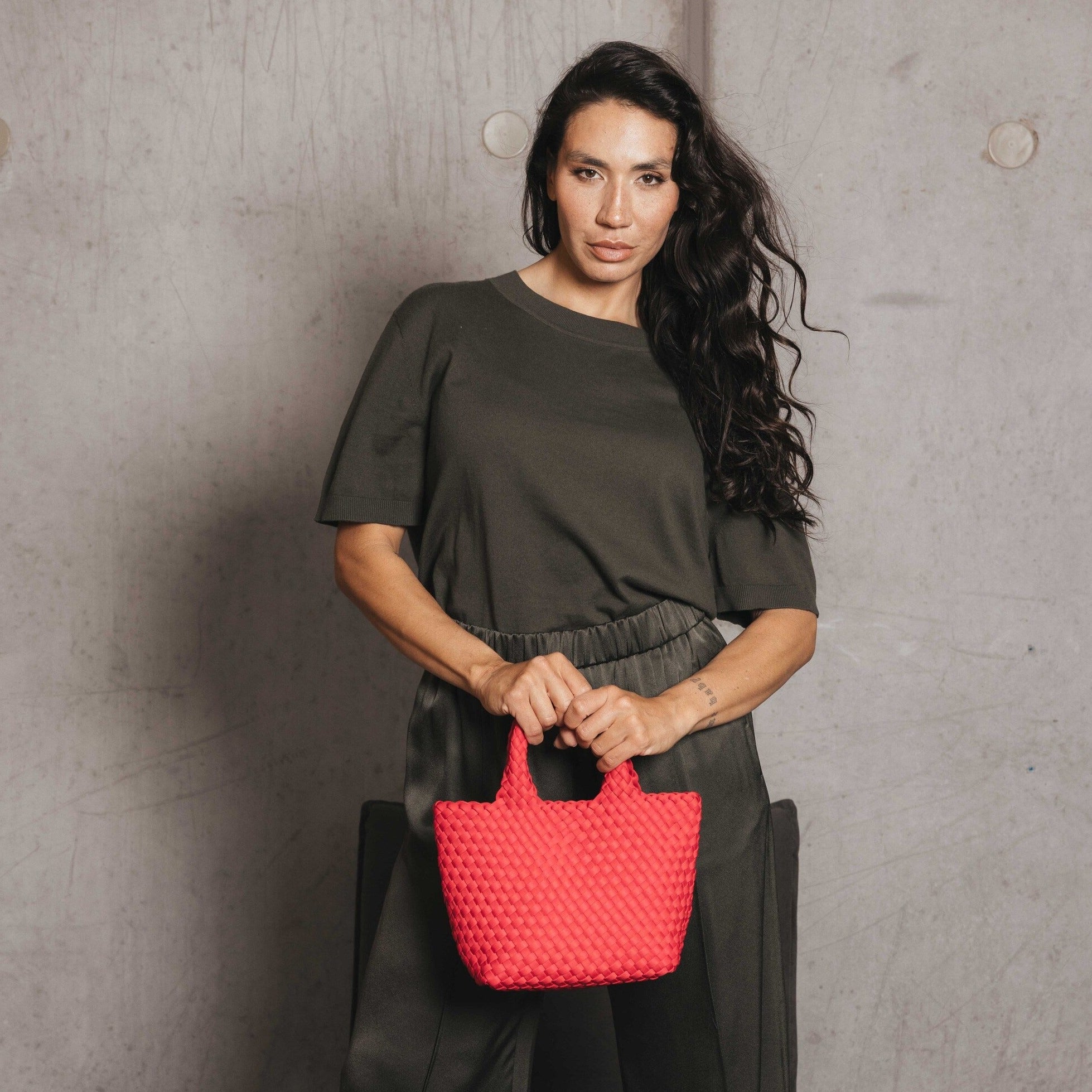 Reeva Red Mini Handbag