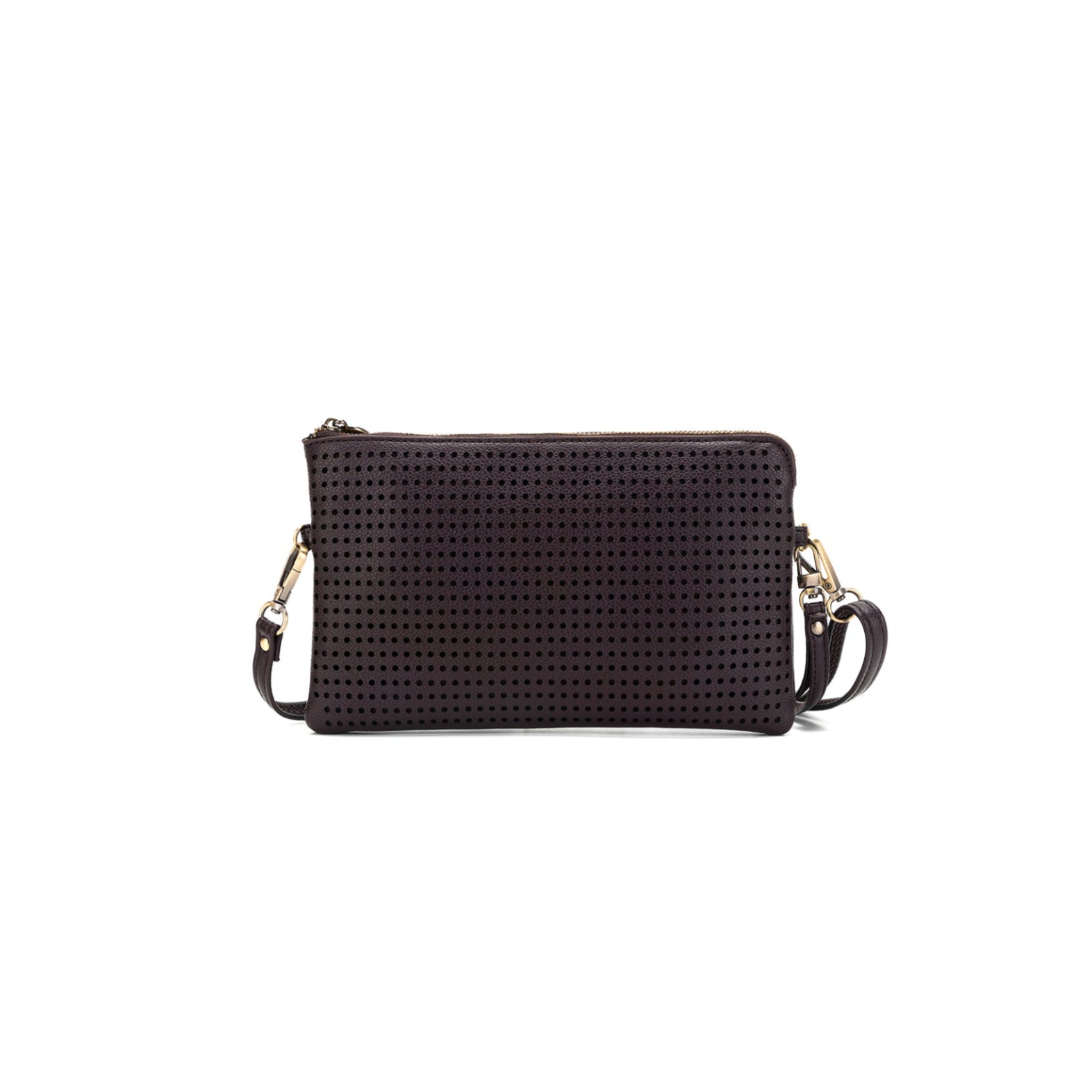 Nina Aubergine Crossbody/Clutch