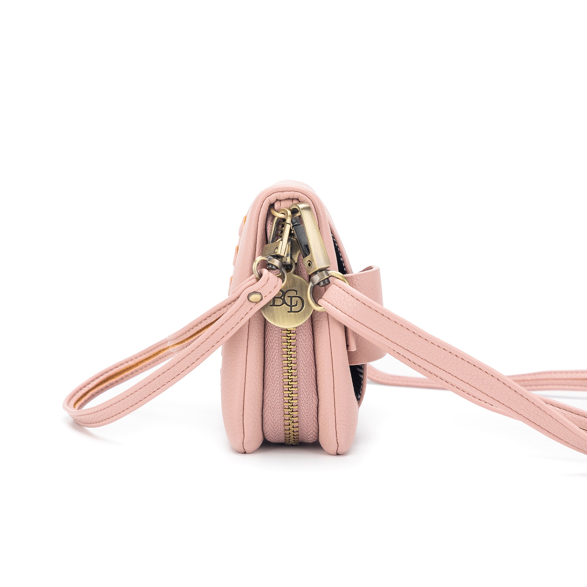 Sky Pink Crossbody Phone Wallet