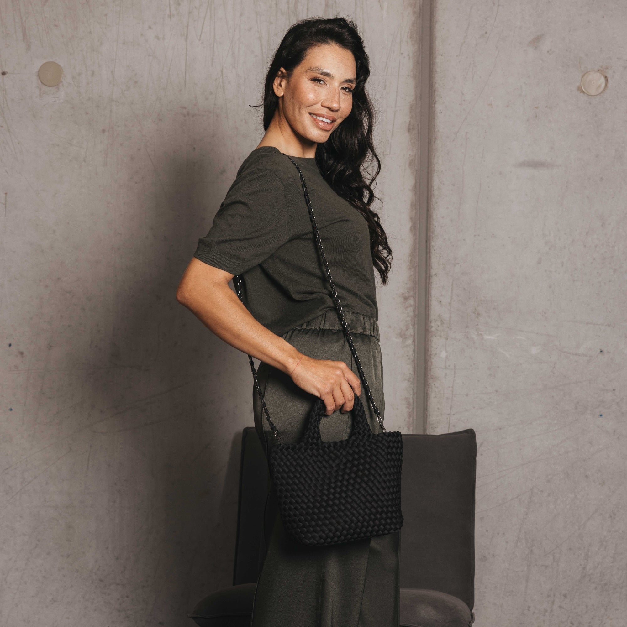 Reeva Black Mini Handbag
