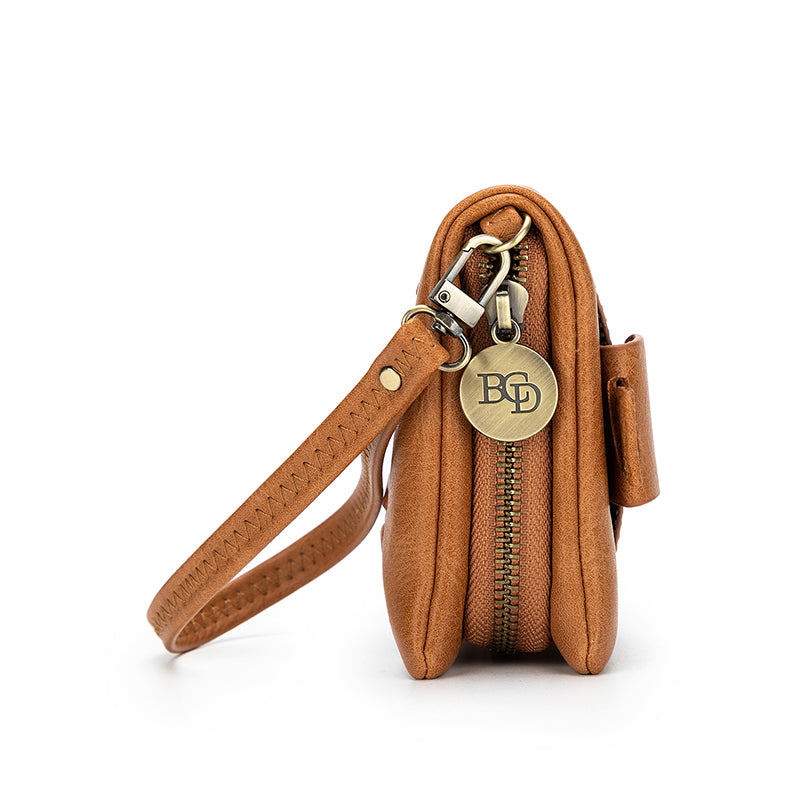 Sky Tan Crossbody Phone Wallet