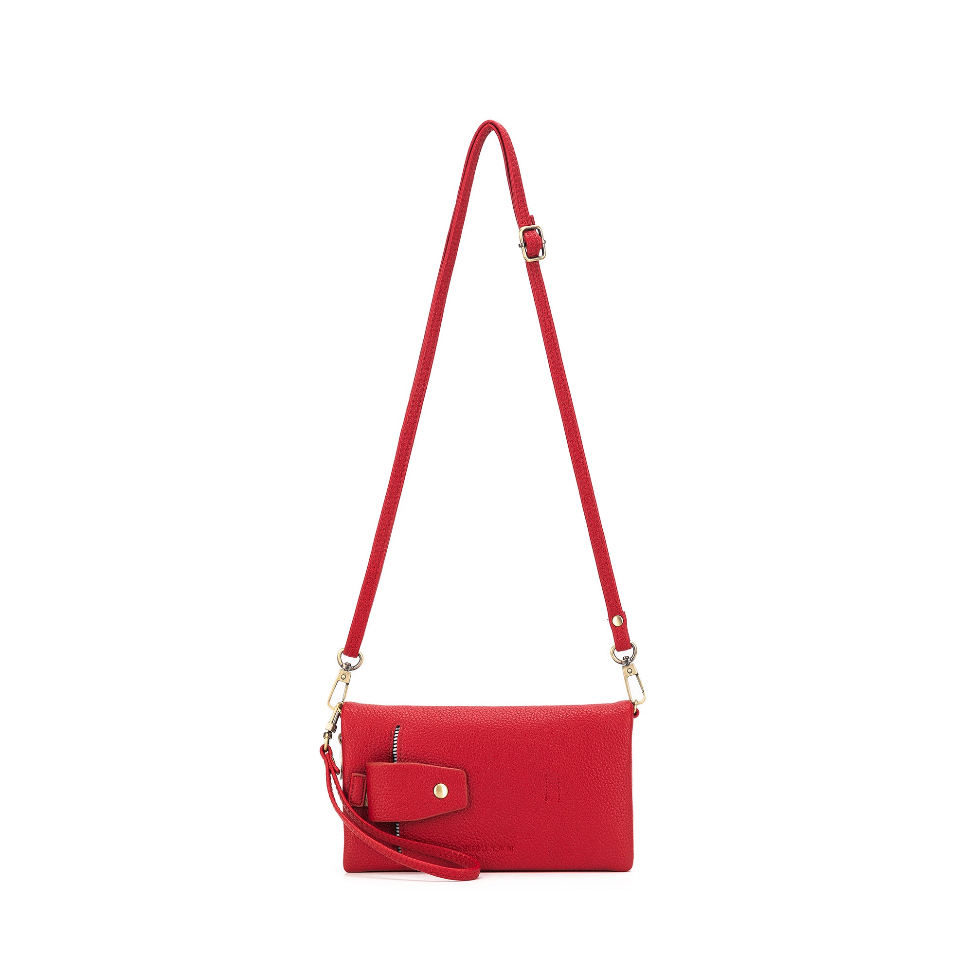 Mavie Scarlet Red Crossbody Wallet