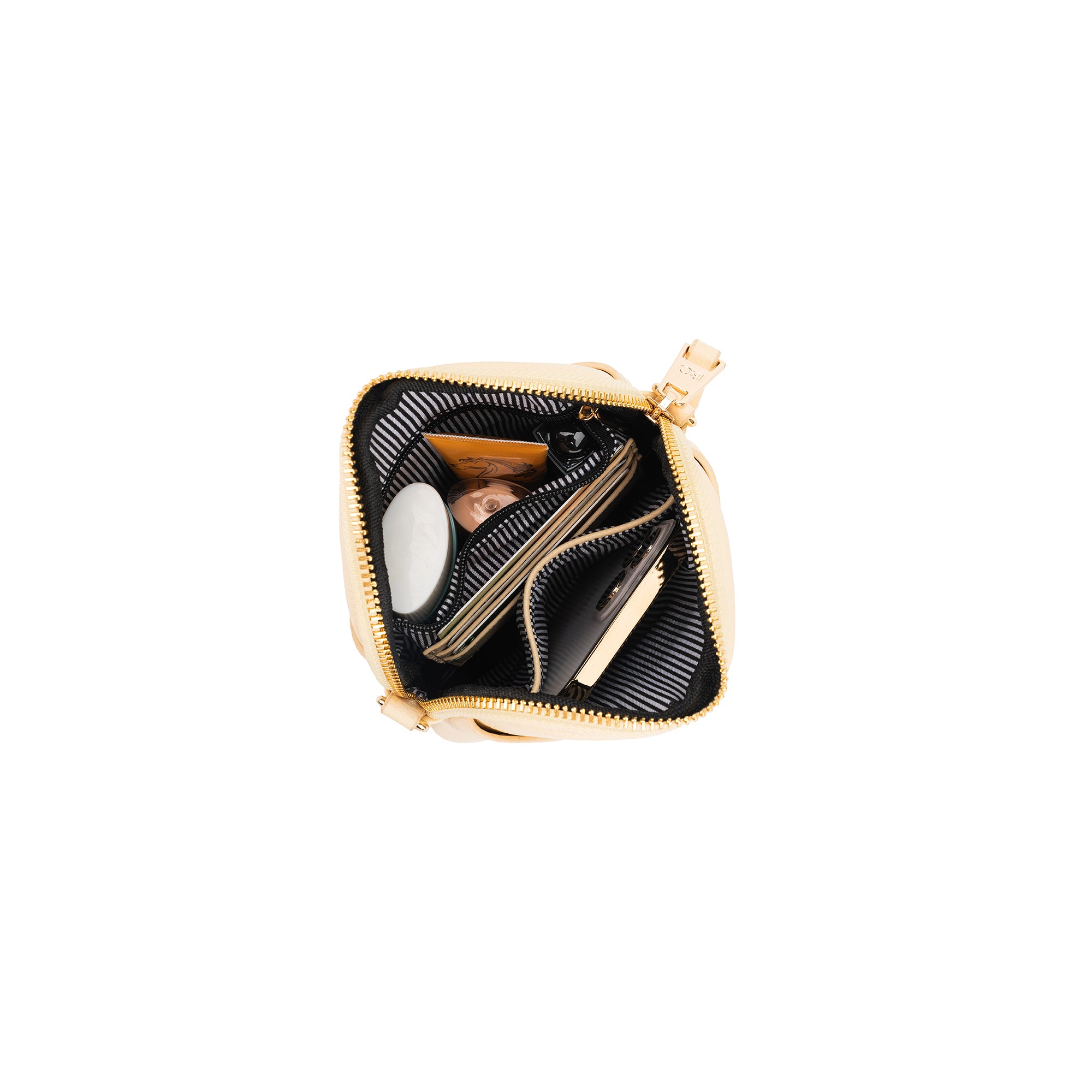 Mika Yellow Chiffon Passport Phone Crossbody