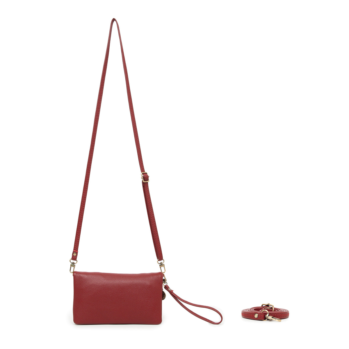 Mavie Red Crossbody Wallet