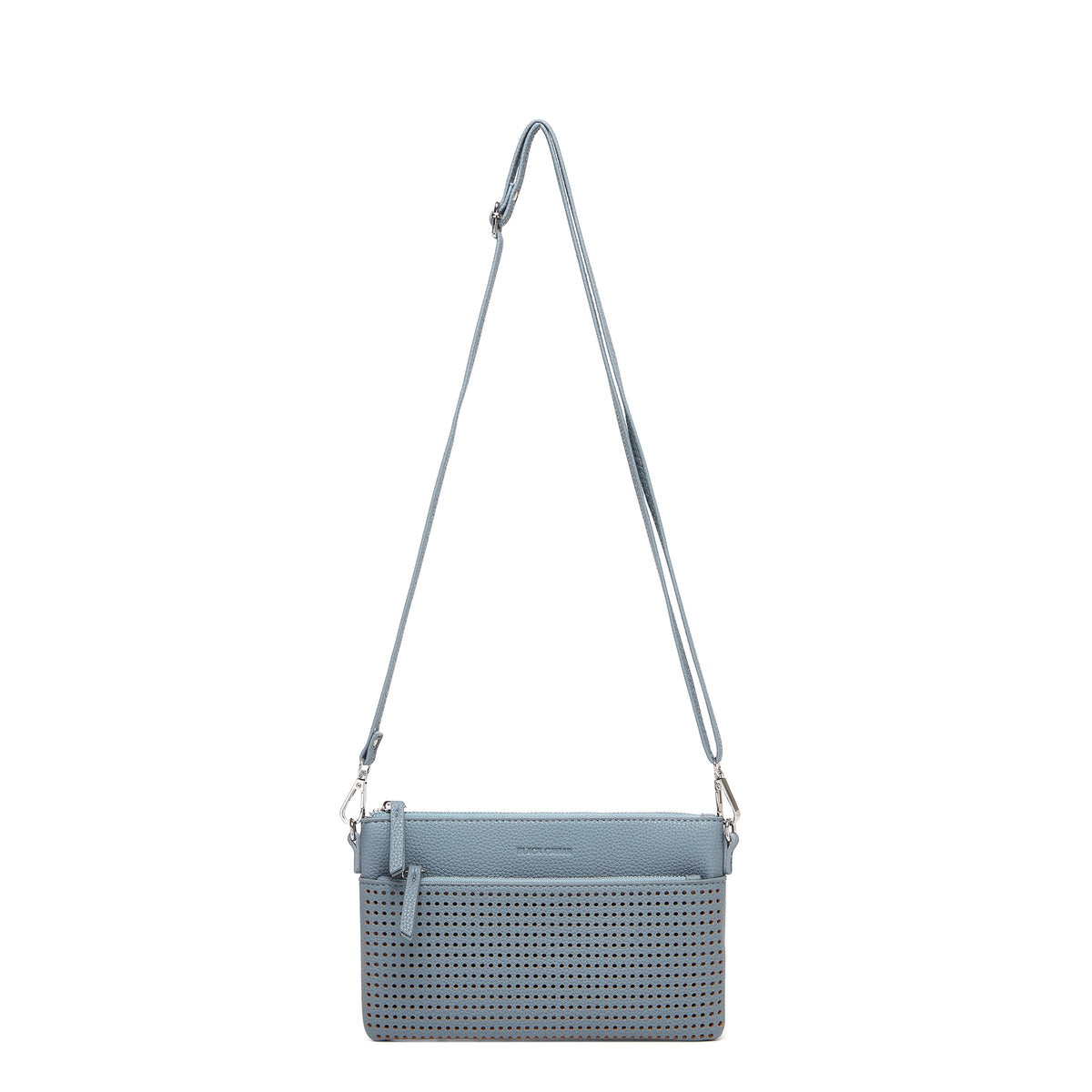 Milla Ocean Blue Vegan Leather Crossbody & Clutch Bag