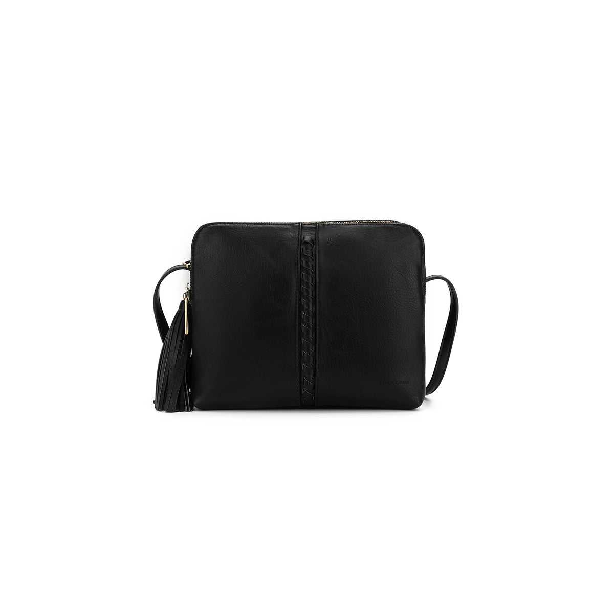 Pia Black Crossbody Bag