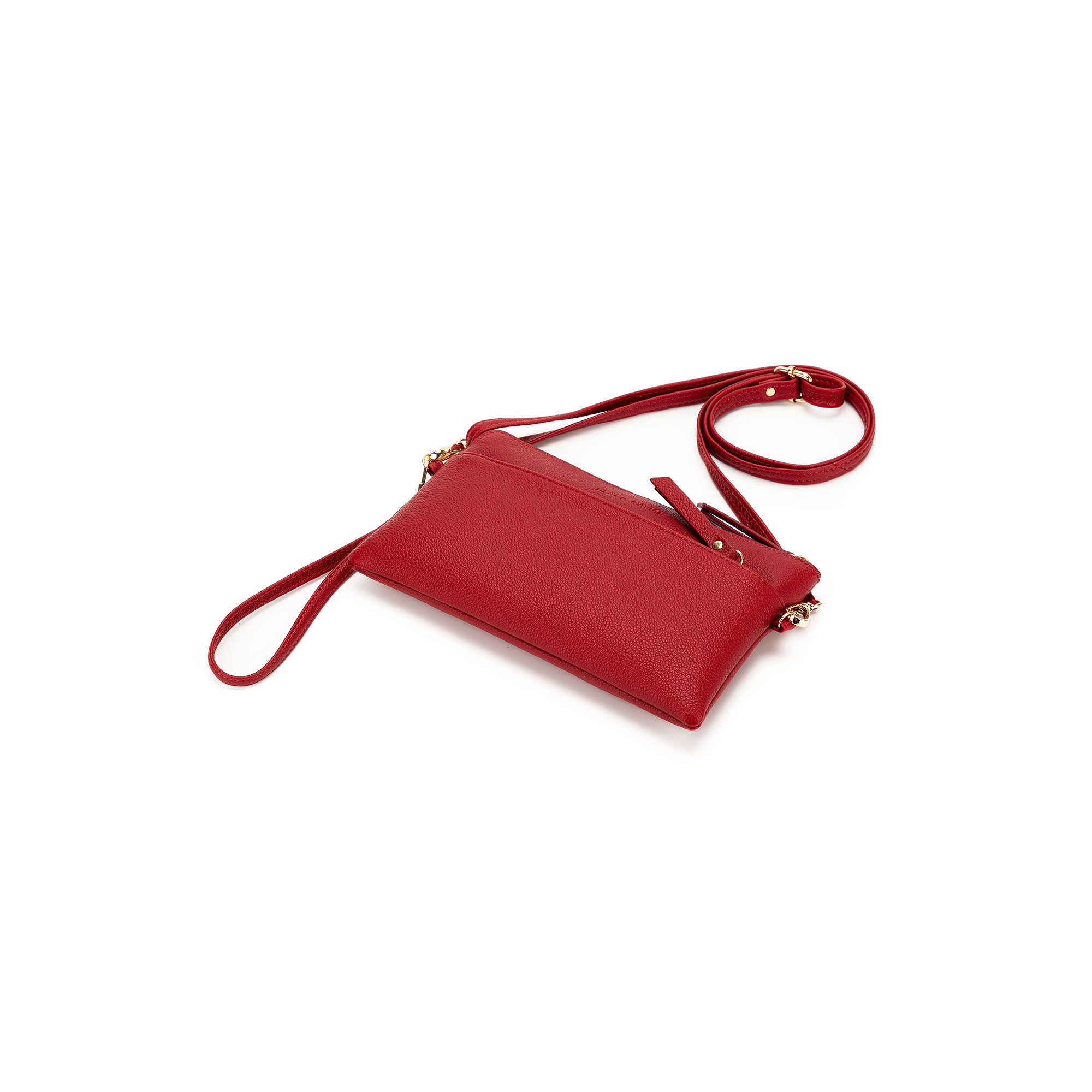 Jessie Scarlet Red Crossbody/Clutch