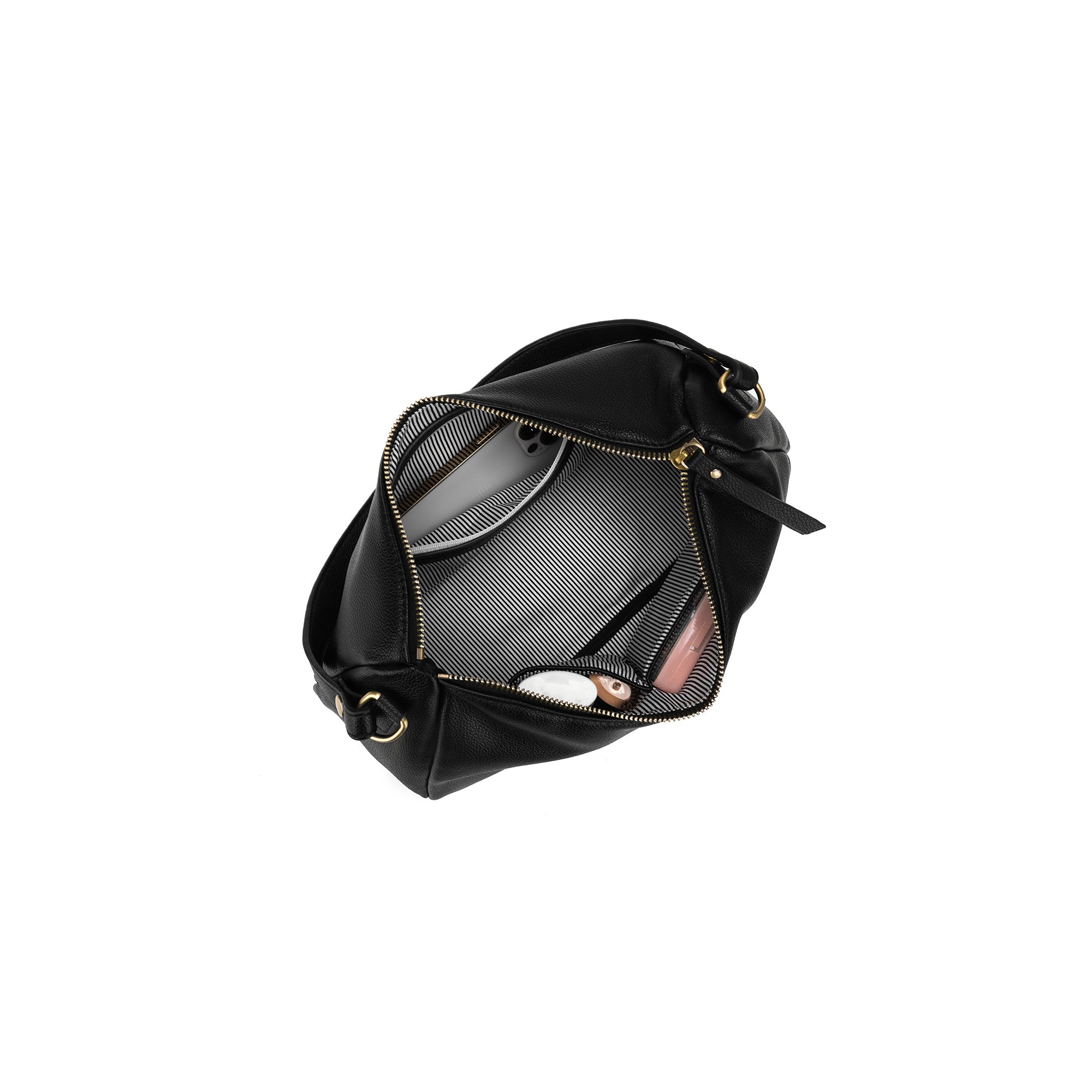 Claudette Black Shoulder Crossbody Bag