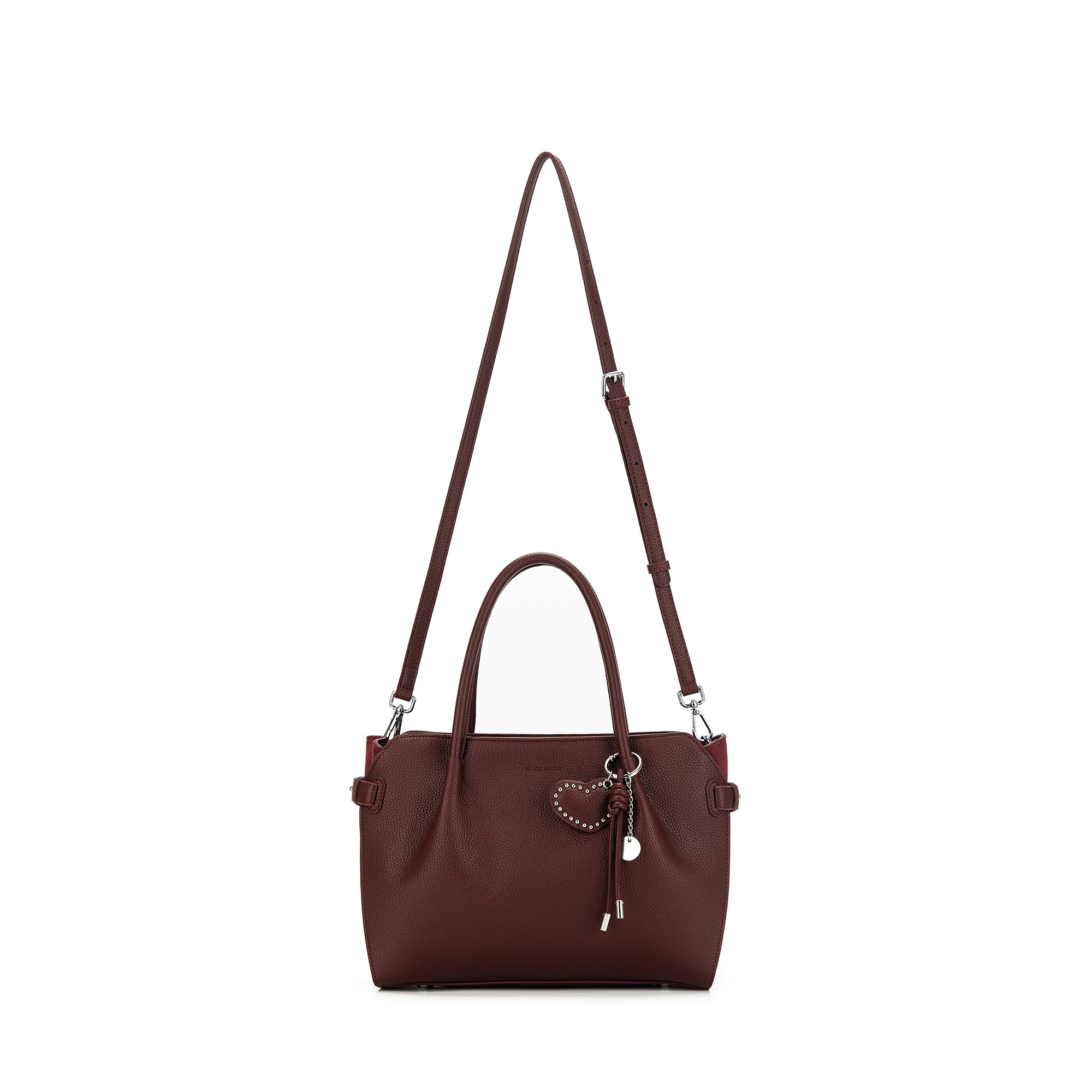 Alexandra Burgundy 3 Piece Handbag