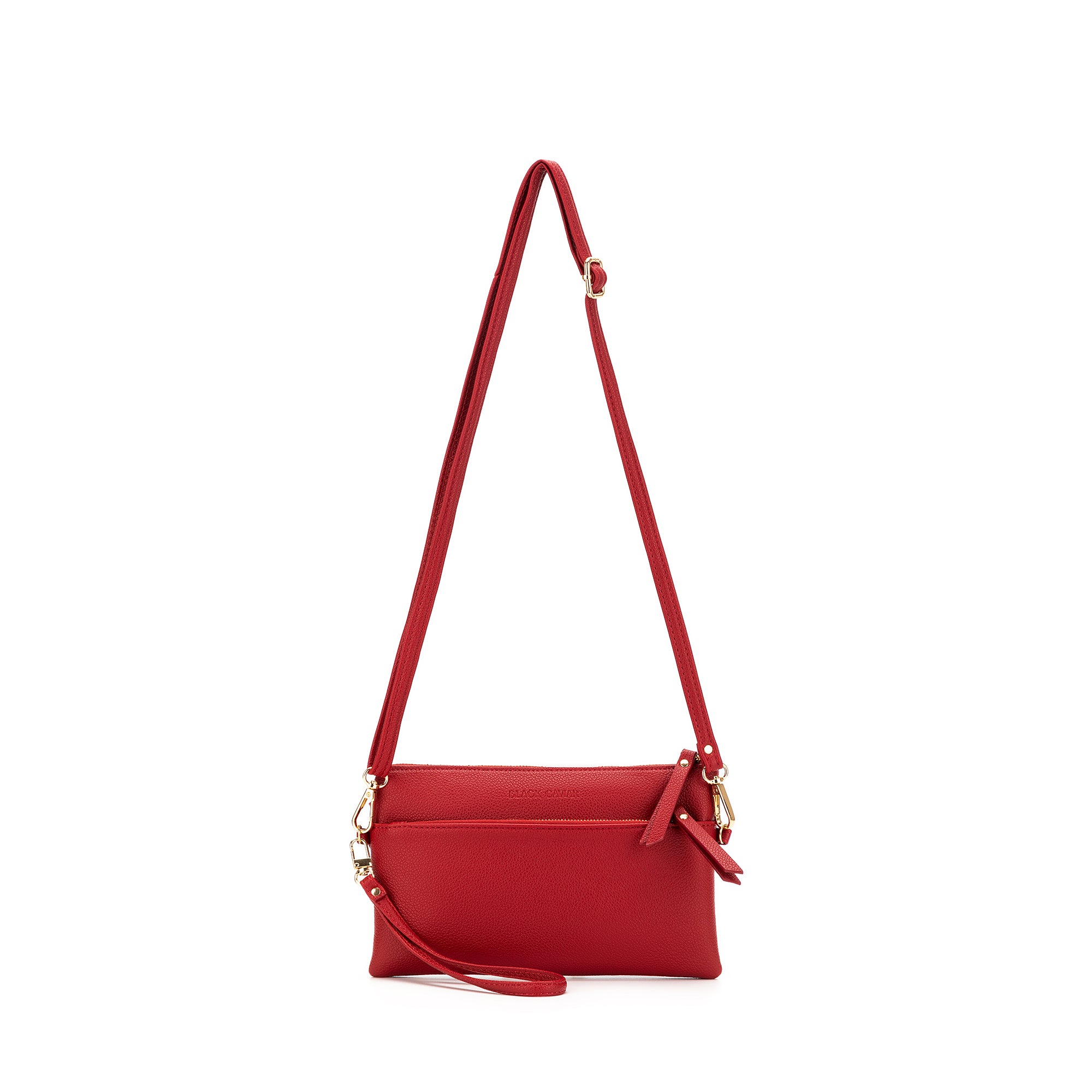 Jessie Scarlet Red Crossbody/Clutch