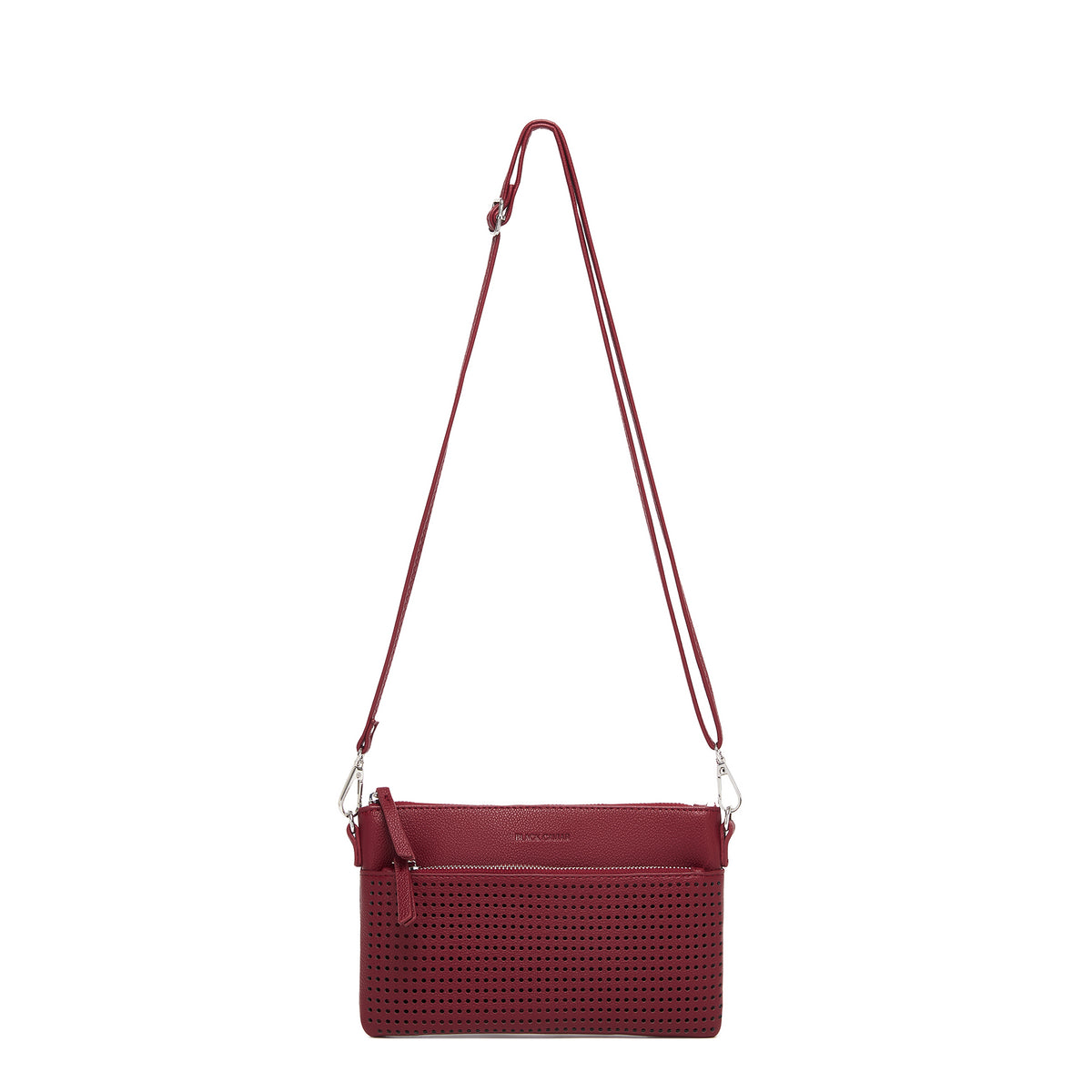 Milla Red Vegan Leather Crossbody & Clutch Bag