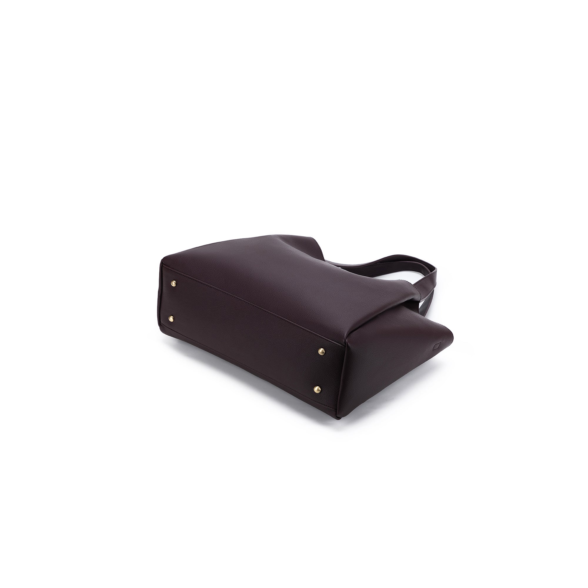 Sylvie Aubergine 2 Piece Computer Crossbody Tote Bag