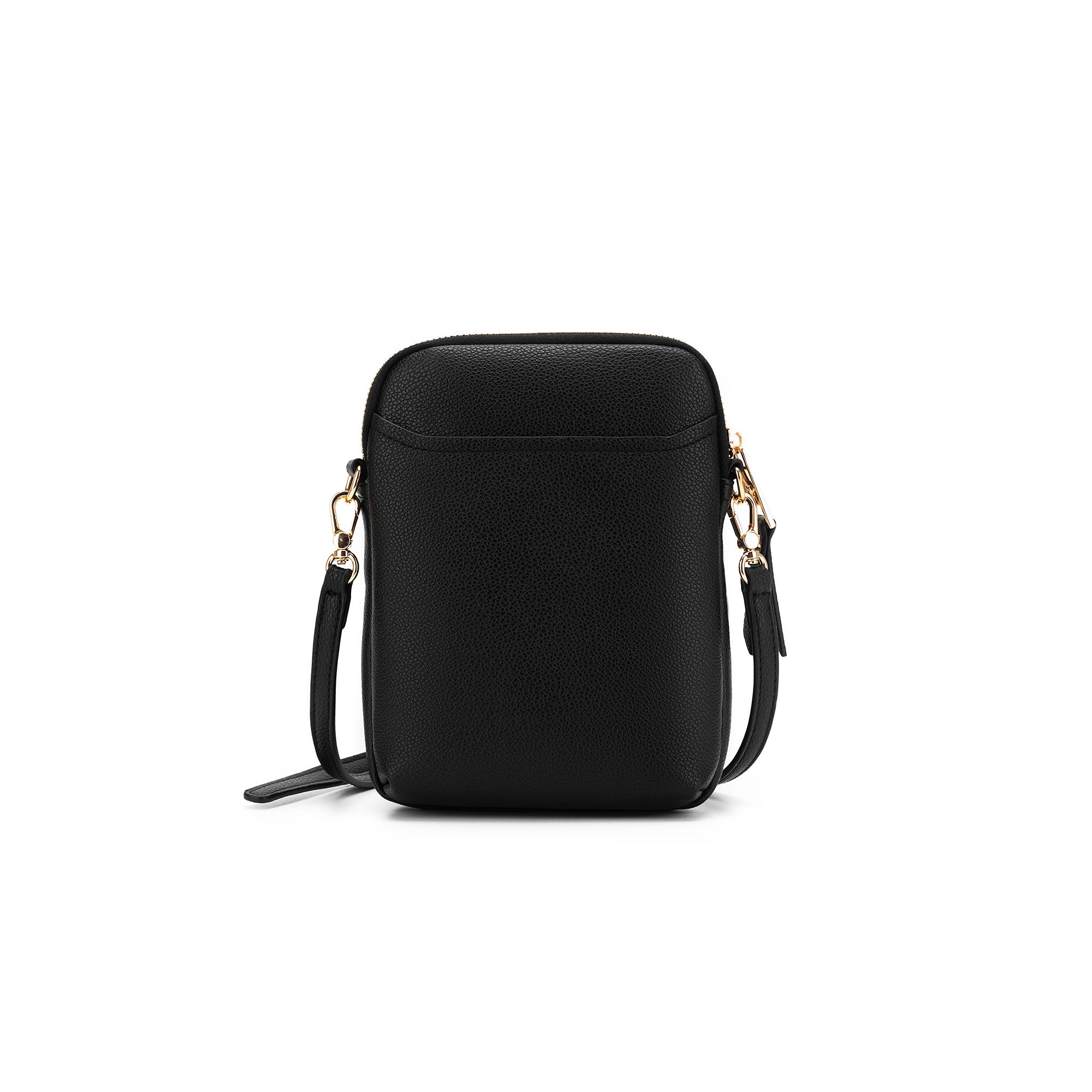 Mika Black Passport Phone Crossbody