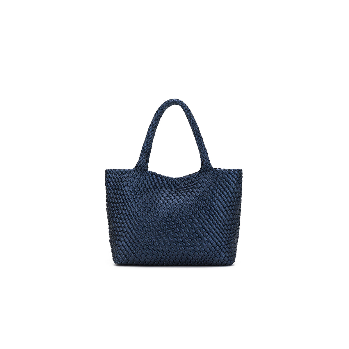 St Moritz Navy 2 Piece Handwoven Handbag