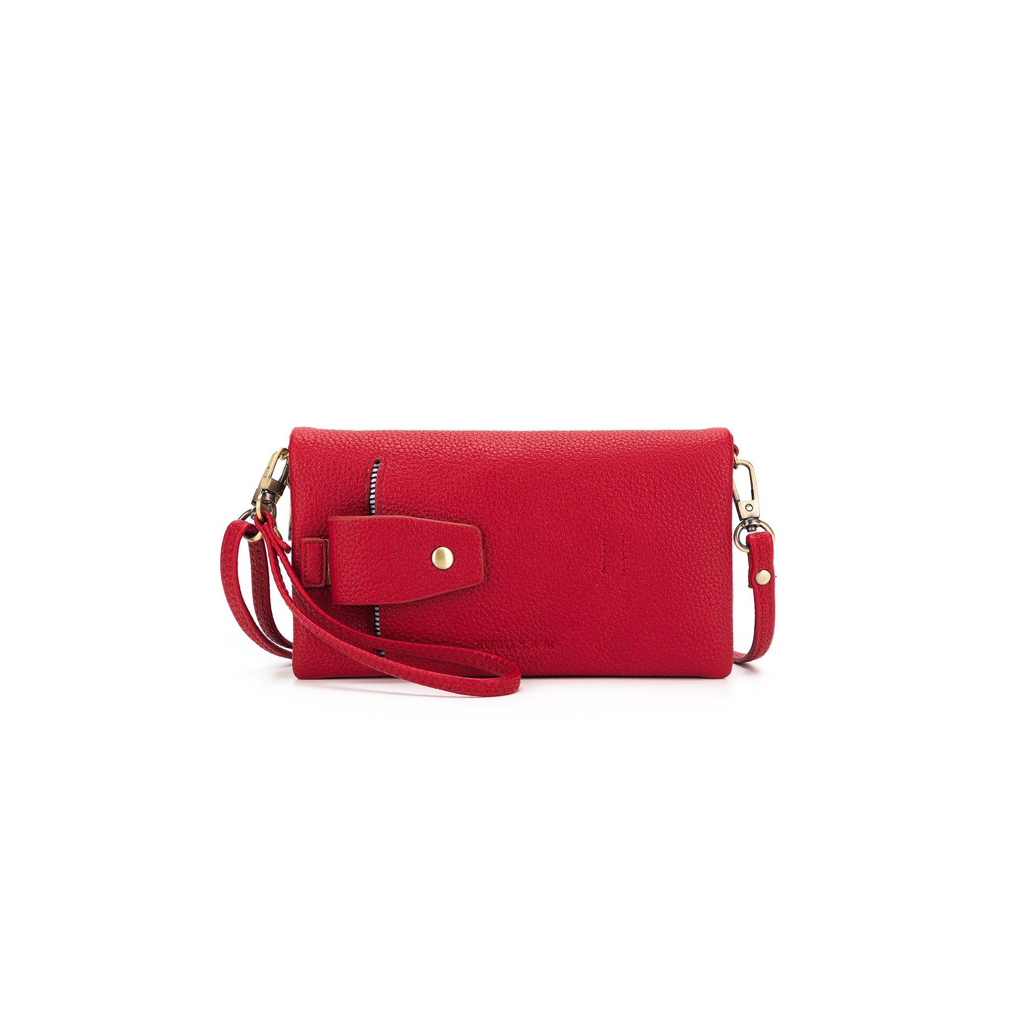 Mavie Scarlet Red Crossbody Wallet