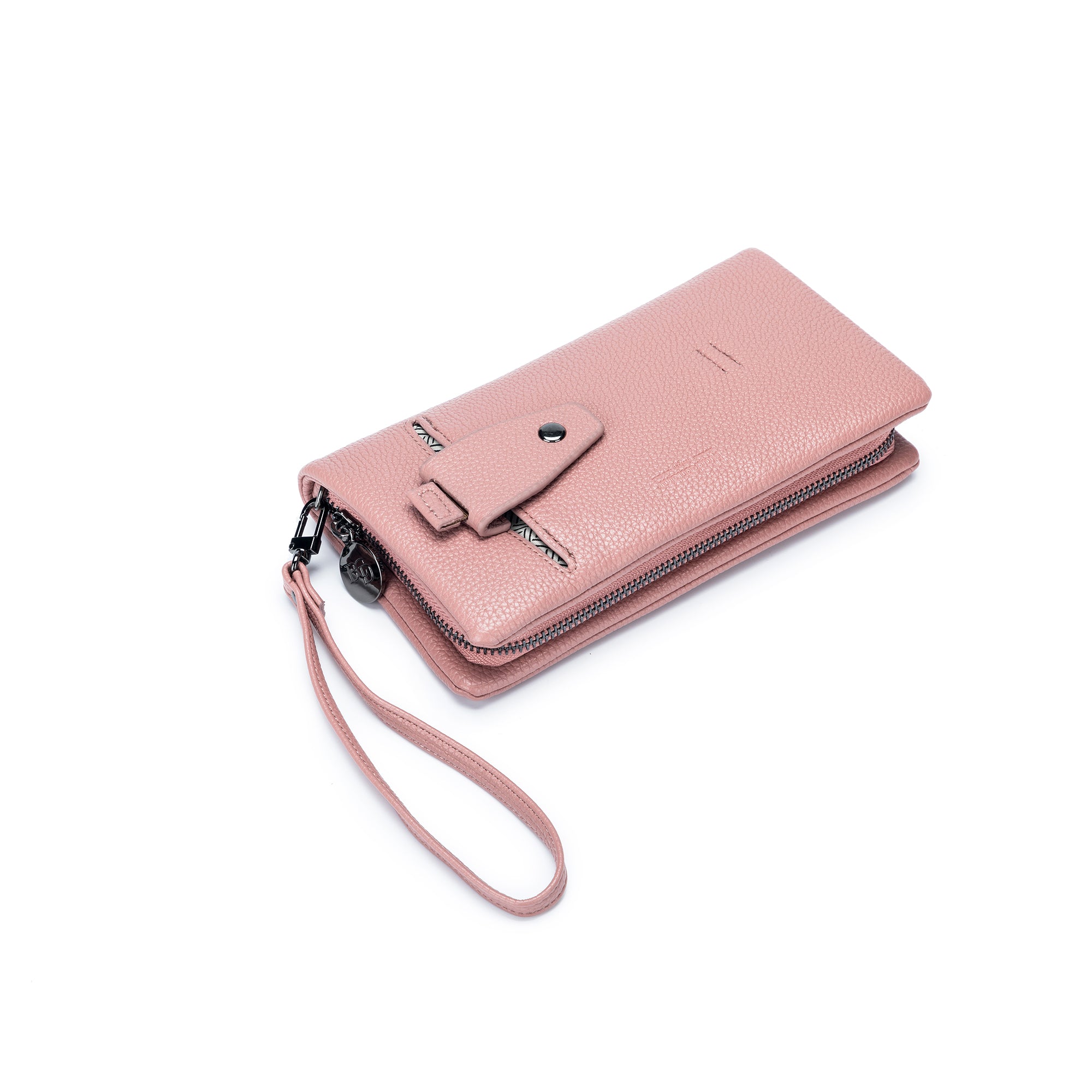 Mavie Deep Pink Crossbody Wallet