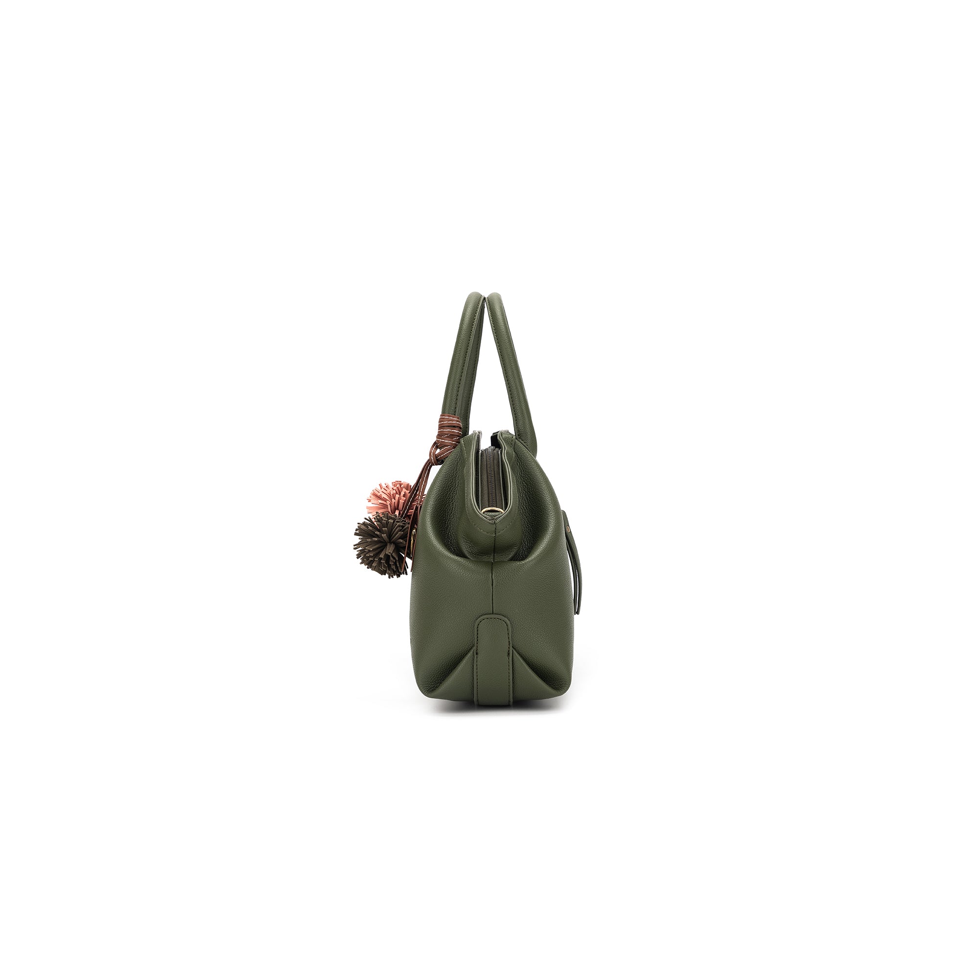 Camryn Dark Olive 3 Piece Bowler Bag