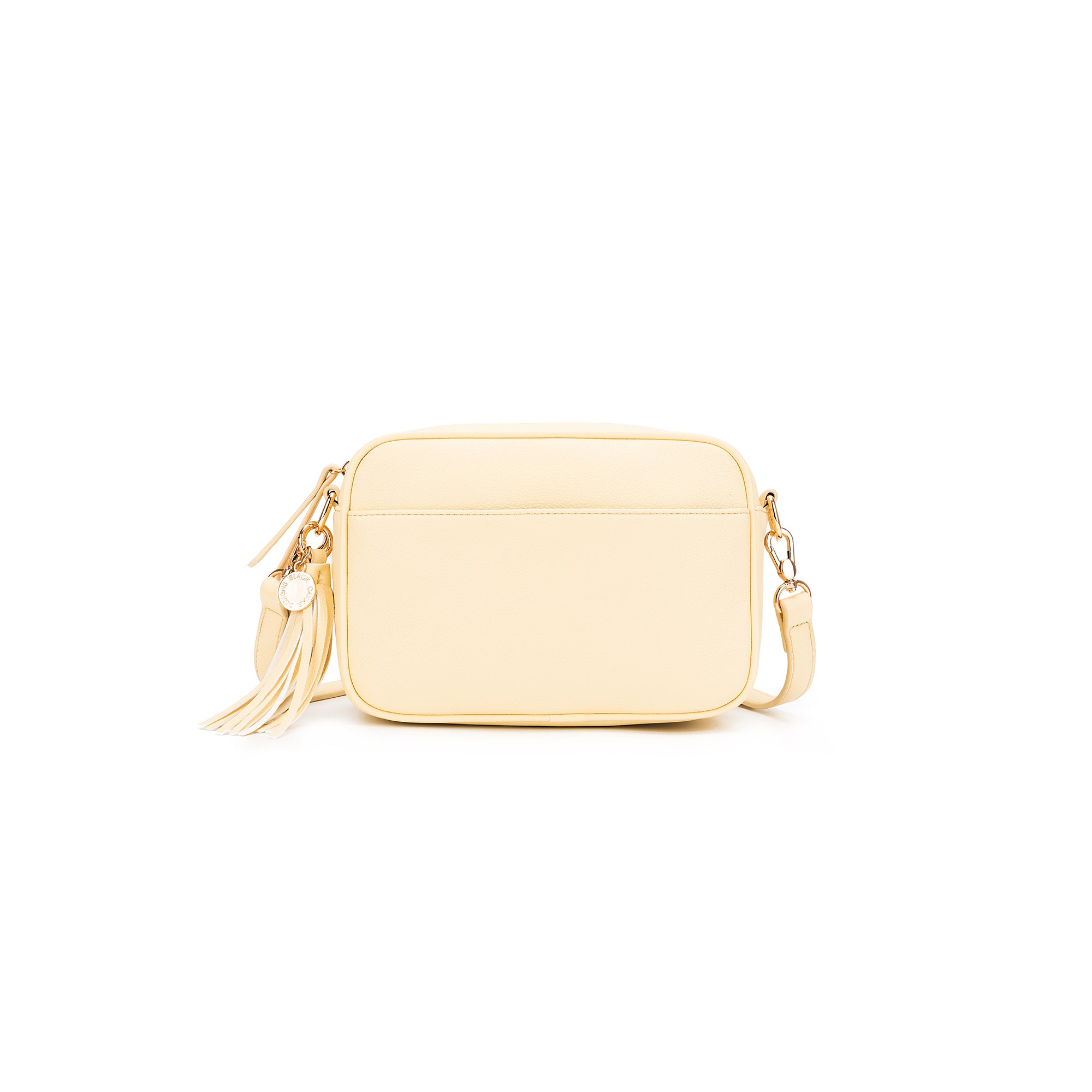 Indie Yellow Chiffon Crossbody Bag