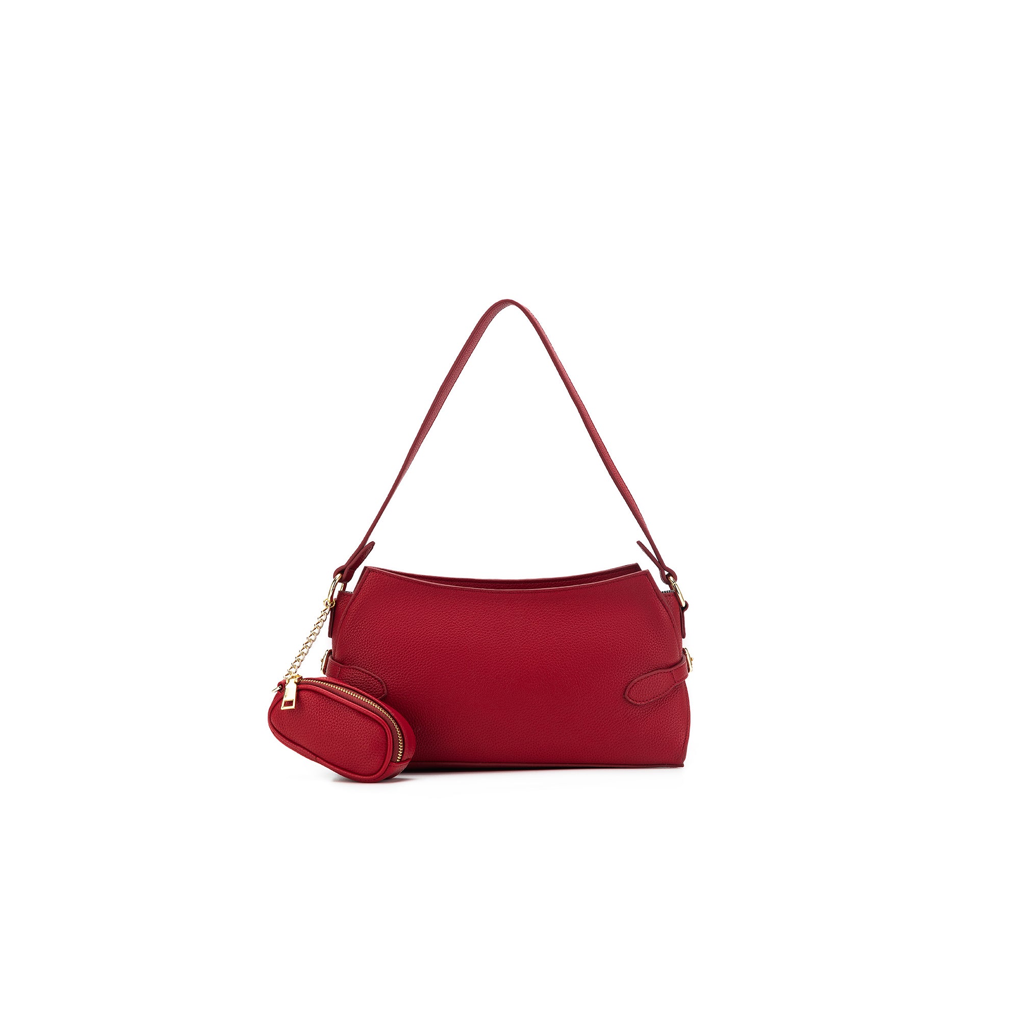 Messina Scarlet Red East West Shoulder Bag