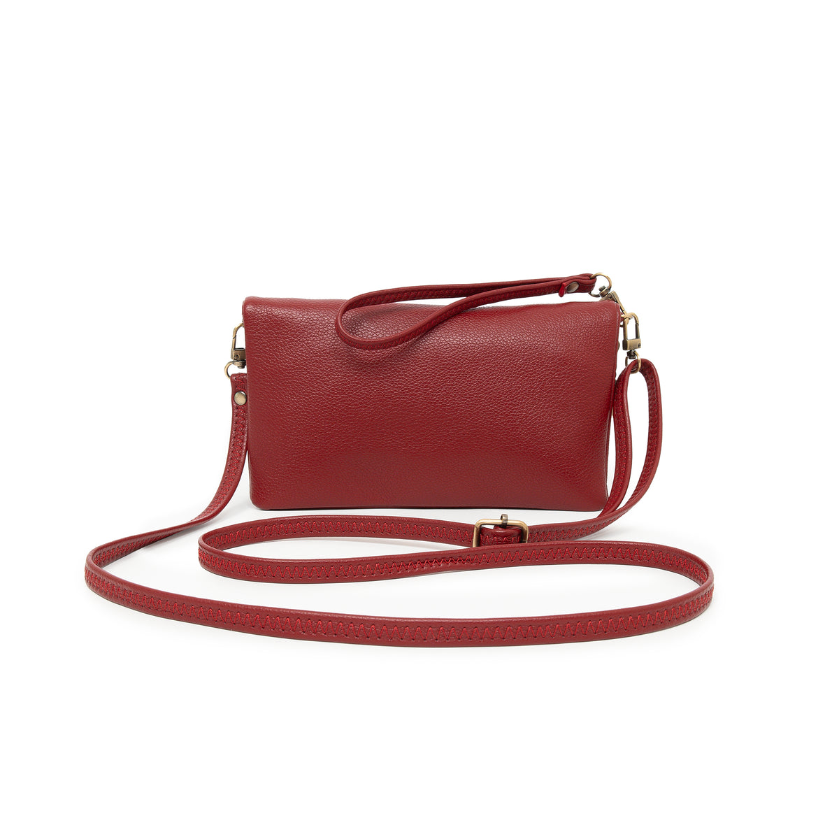 Mavie Red Crossbody Wallet