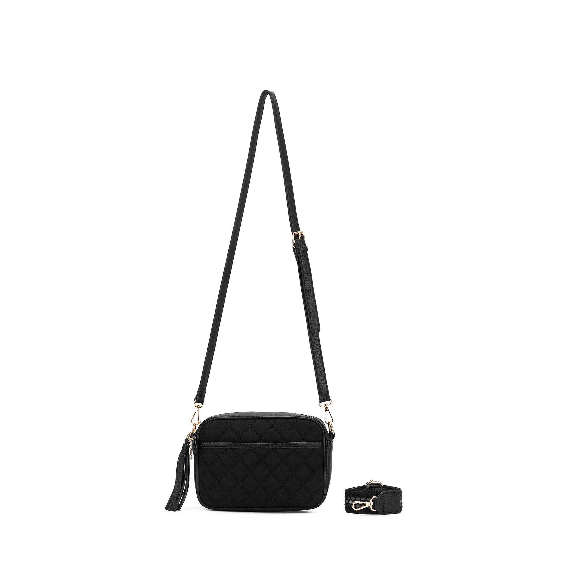 Maxine Black Crossbody Bag