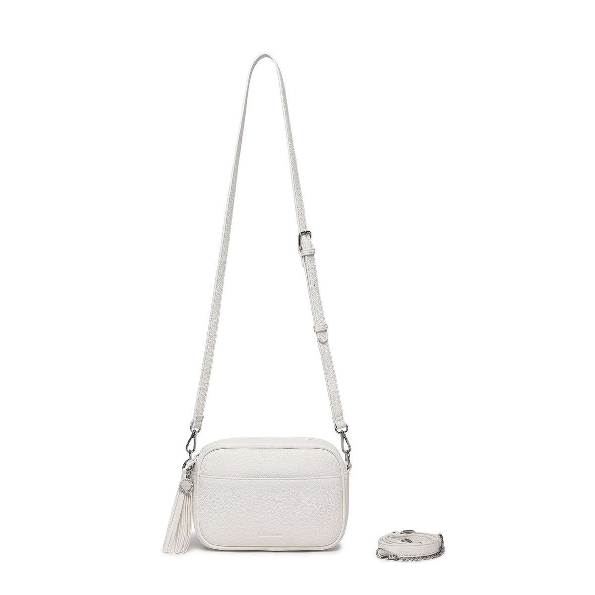 Indie White Crossbody Bag