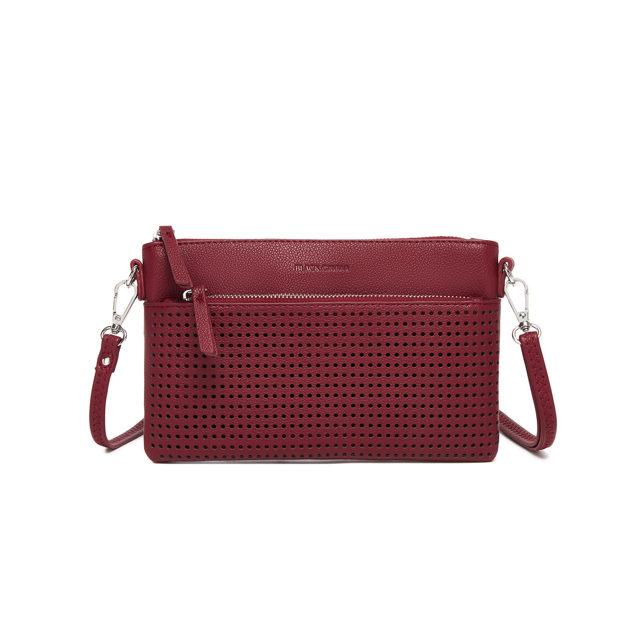 Milla Red Vegan Leather Crossbody & Clutch Bag