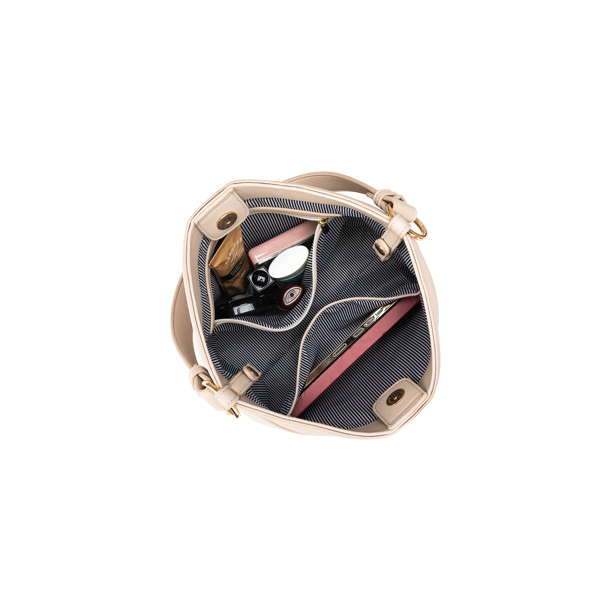 Melody Oatmeal 2 Piece Shoulder Crossbody Bag