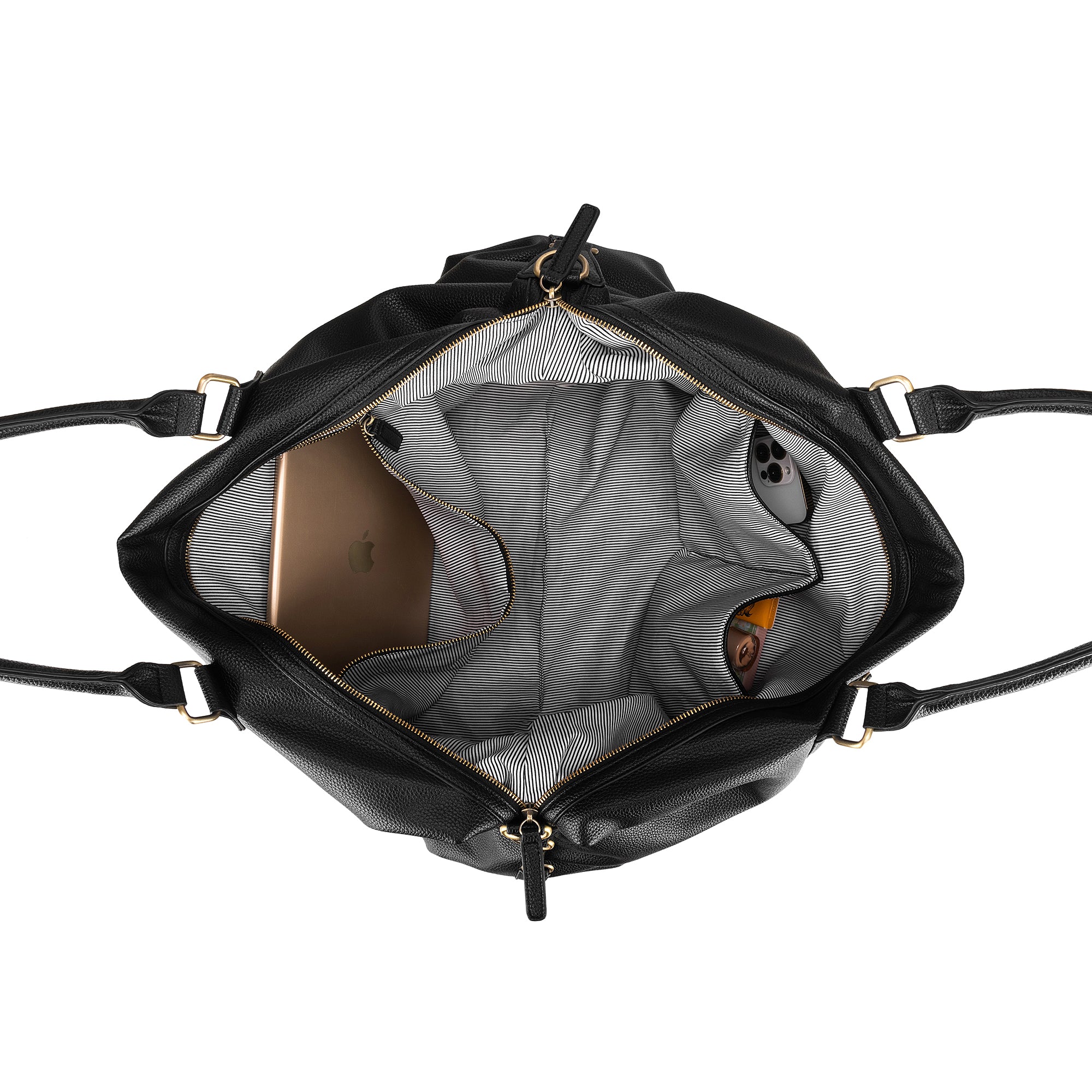 Como Black Travel Weekender Bag