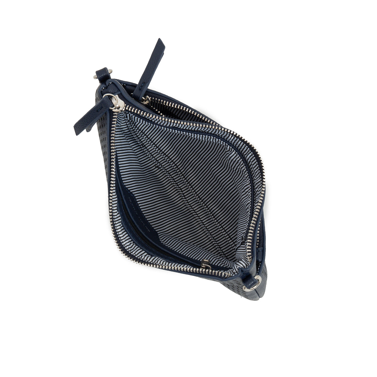 Milla Deep Navy Vegan Leather Crossbody & Clutch Bag