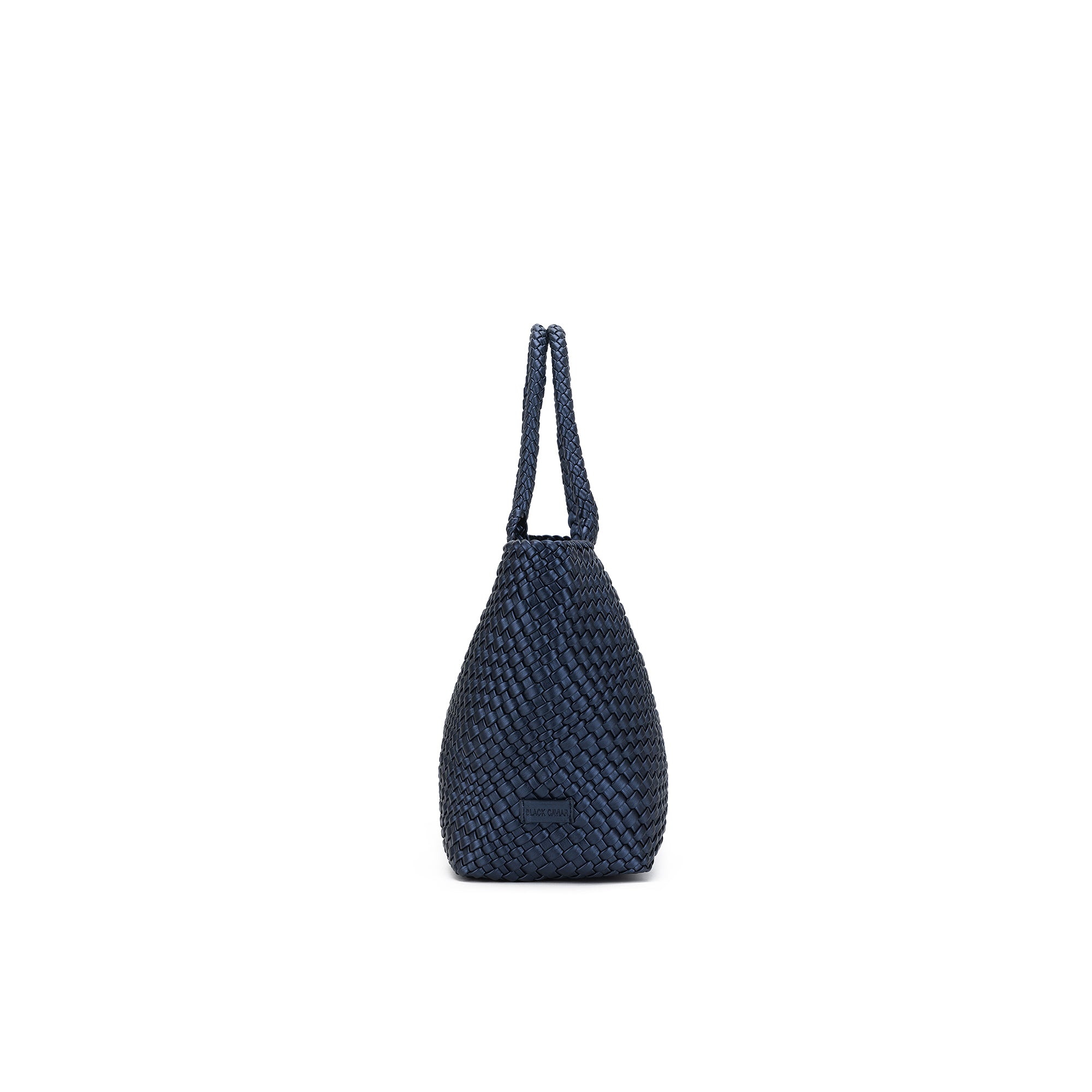 St Moritz Navy 2 Piece Woven Handbag