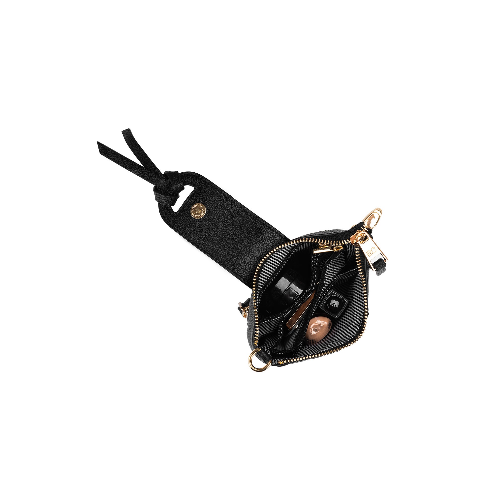 Lainey Black Phone Crossbody Bag